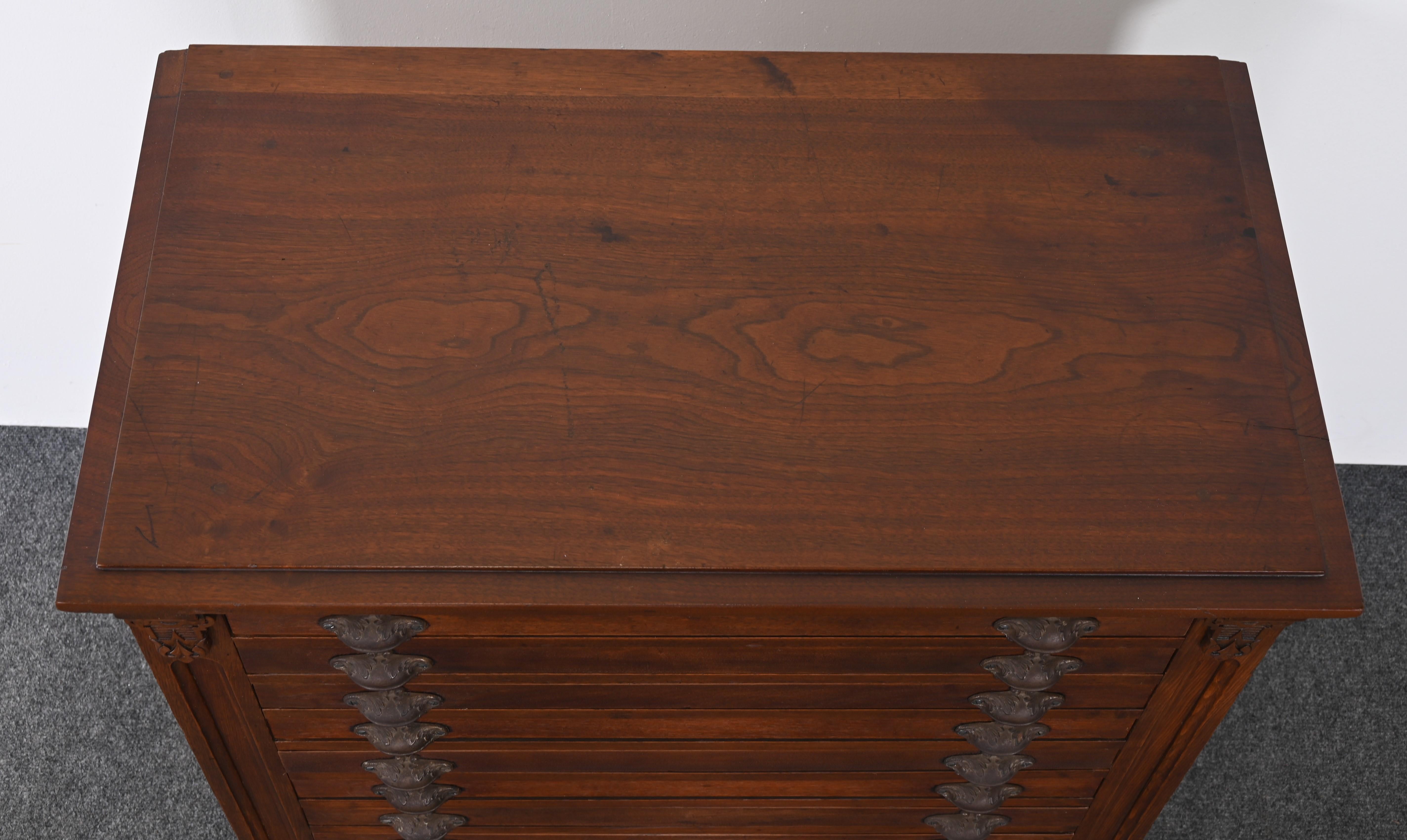 Map or Print Cabinet, 19th Century 9