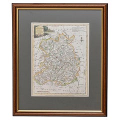 Map Shropshire Joseph Ellis Robert Sayer Carington Bowles Framed