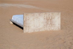 EPIFANIA Mapa Burl Veneer Bed in Beige Color