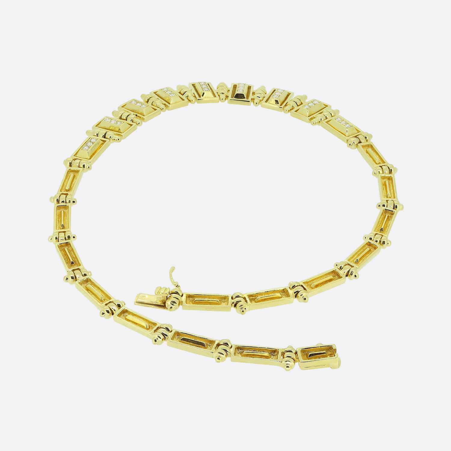 Mapamenos Natepas Diamond Collar Necklace In Good Condition For Sale In London, GB