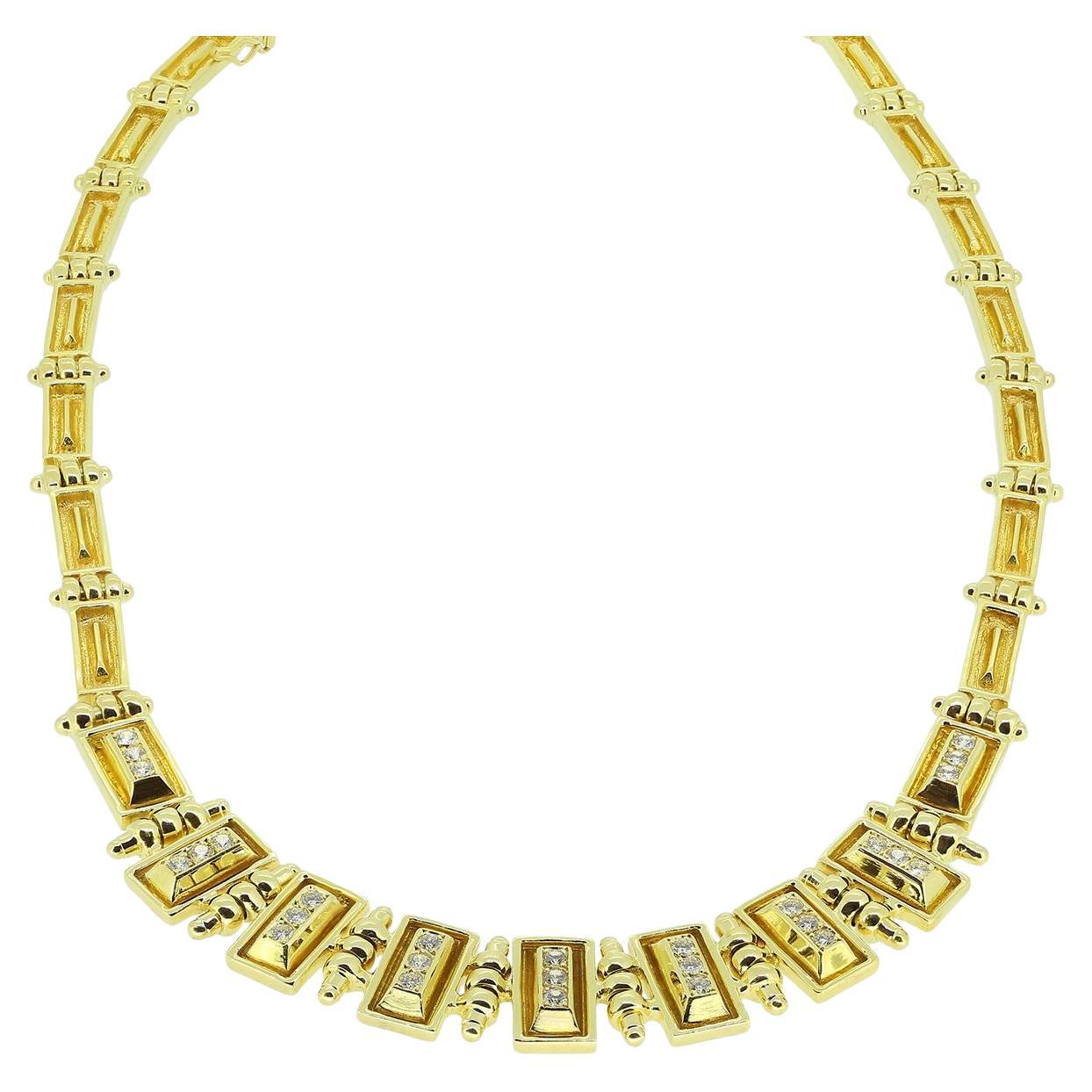 Mapamenos Natepas Diamond Collar Necklace For Sale