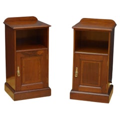 Maple and Co Bedside Cabinets in Mahogany