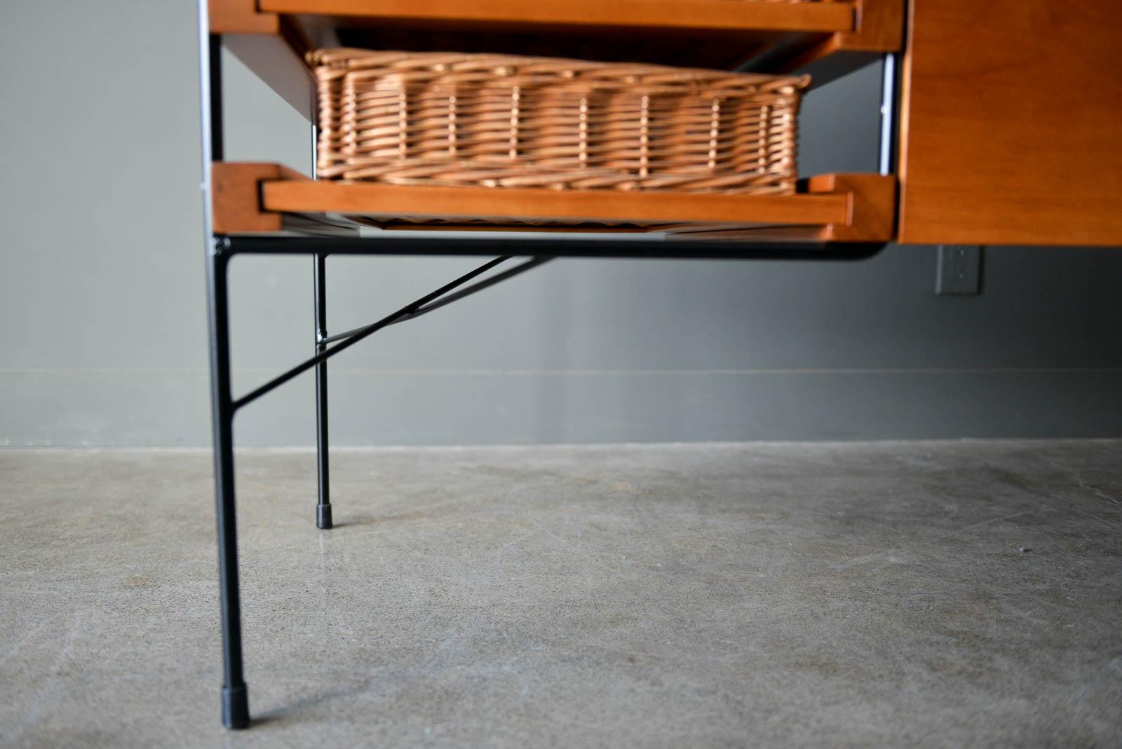 Maple and Iron Desk by Dorothy Schindele for Modern Color, circa 1950 2