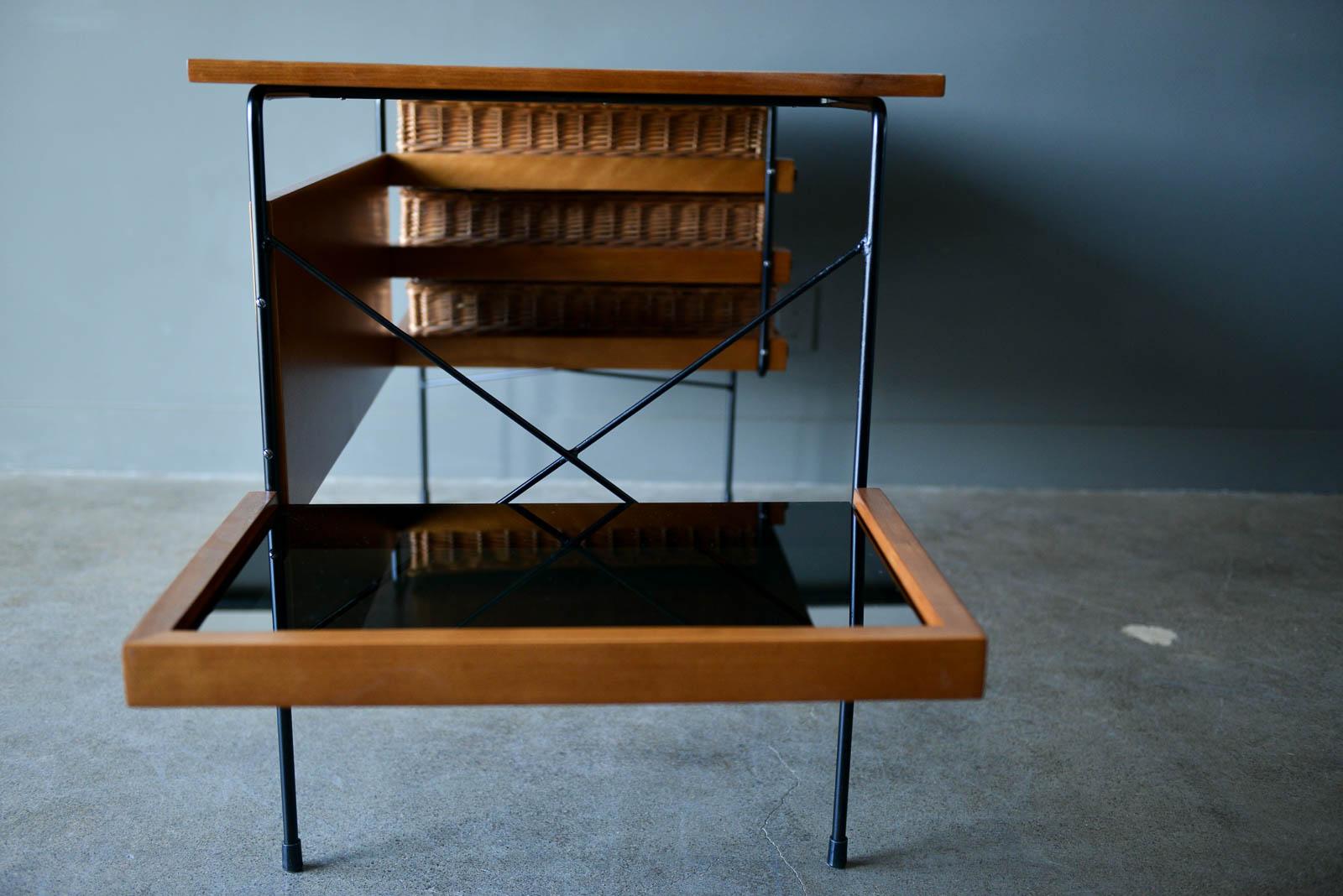 Maple and Iron Desk by Dorothy Schindele for Modern Color, circa 1950 3