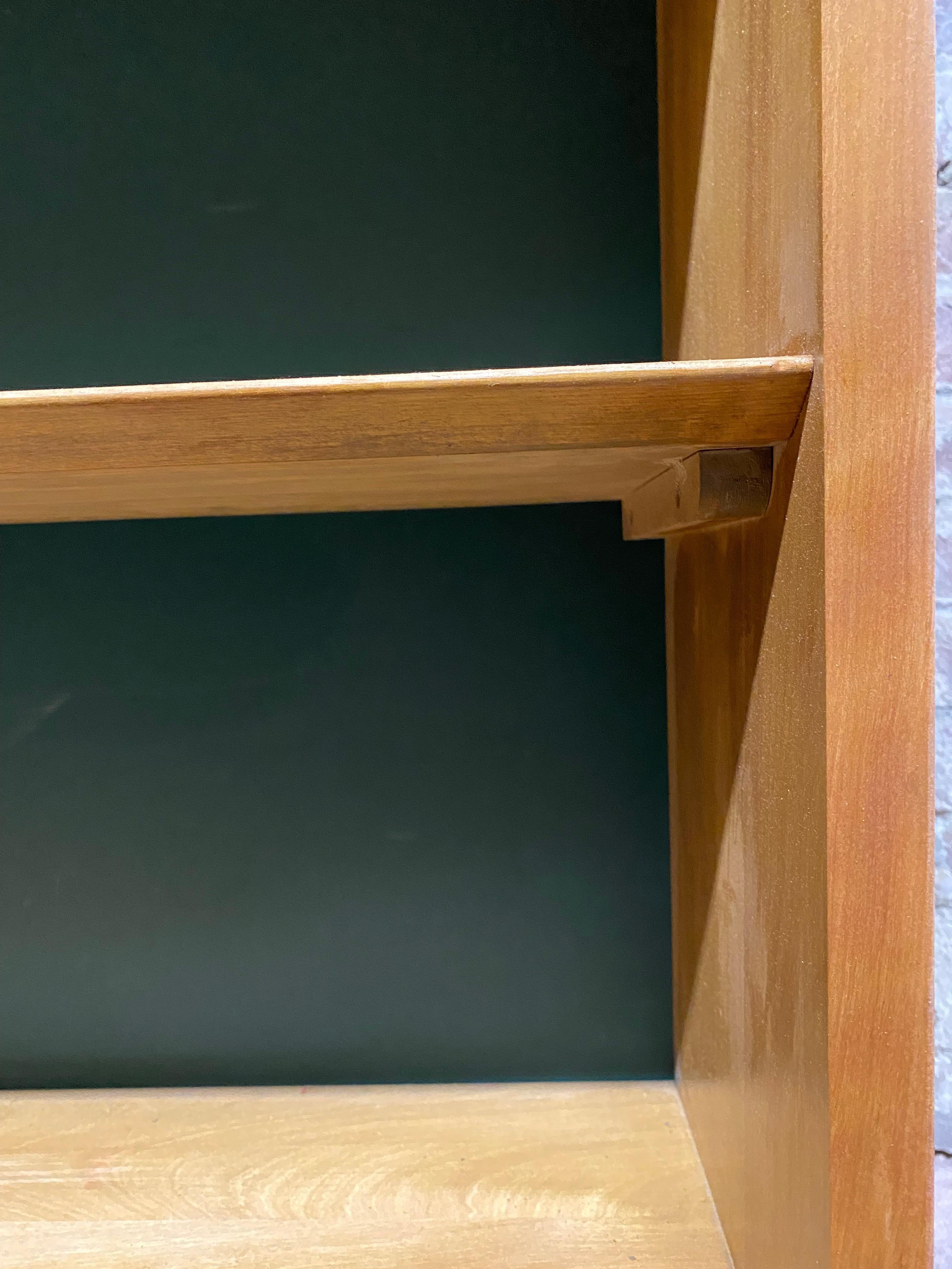 Maple and Masonite Bookcases, a Pair 5