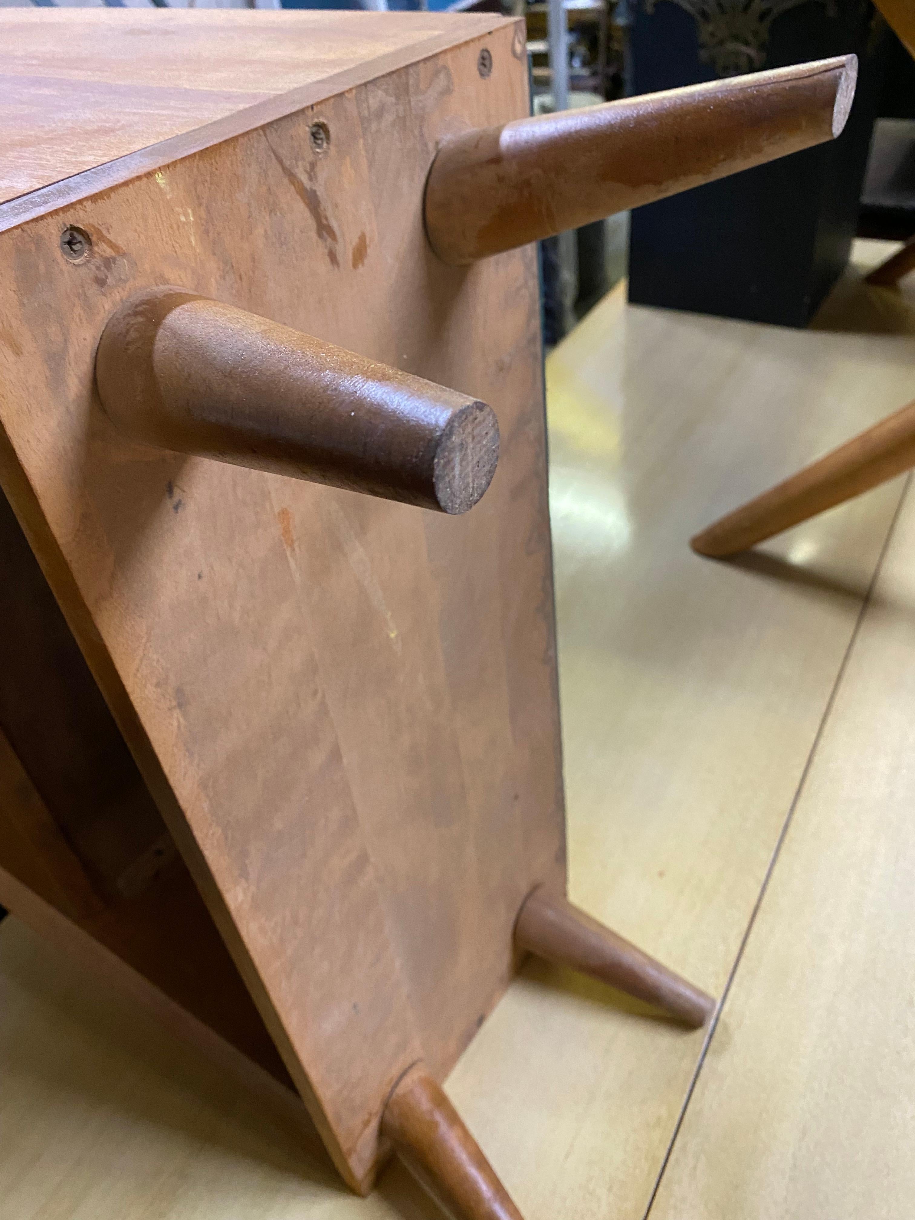 Maple and Masonite Bookcases, a Pair 8