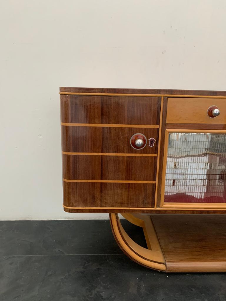 Maple and walnut Art Deco sideboard by Paolo Buffa, 1940s 6