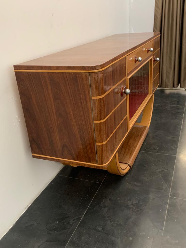 Maple and walnut Art Deco sideboard by Paolo Buffa, 1940s 7