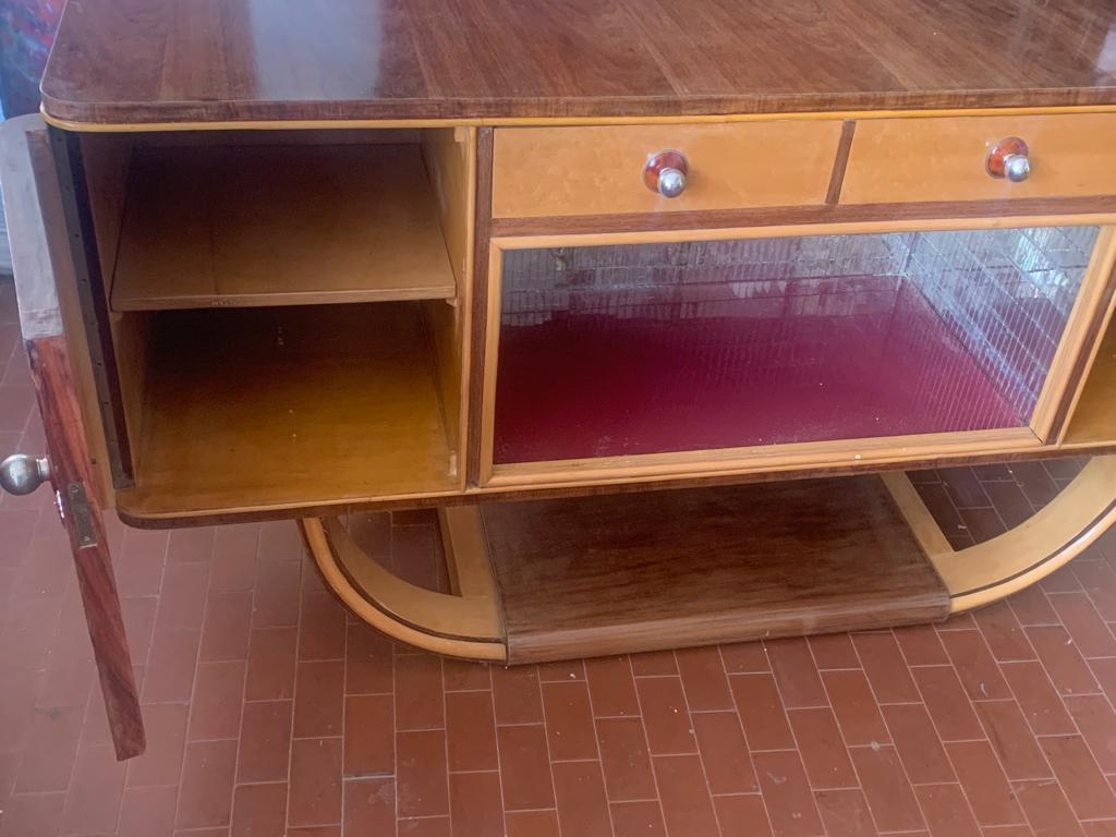 Maple and walnut Art Deco sideboard by Paolo Buffa, 1940s 9