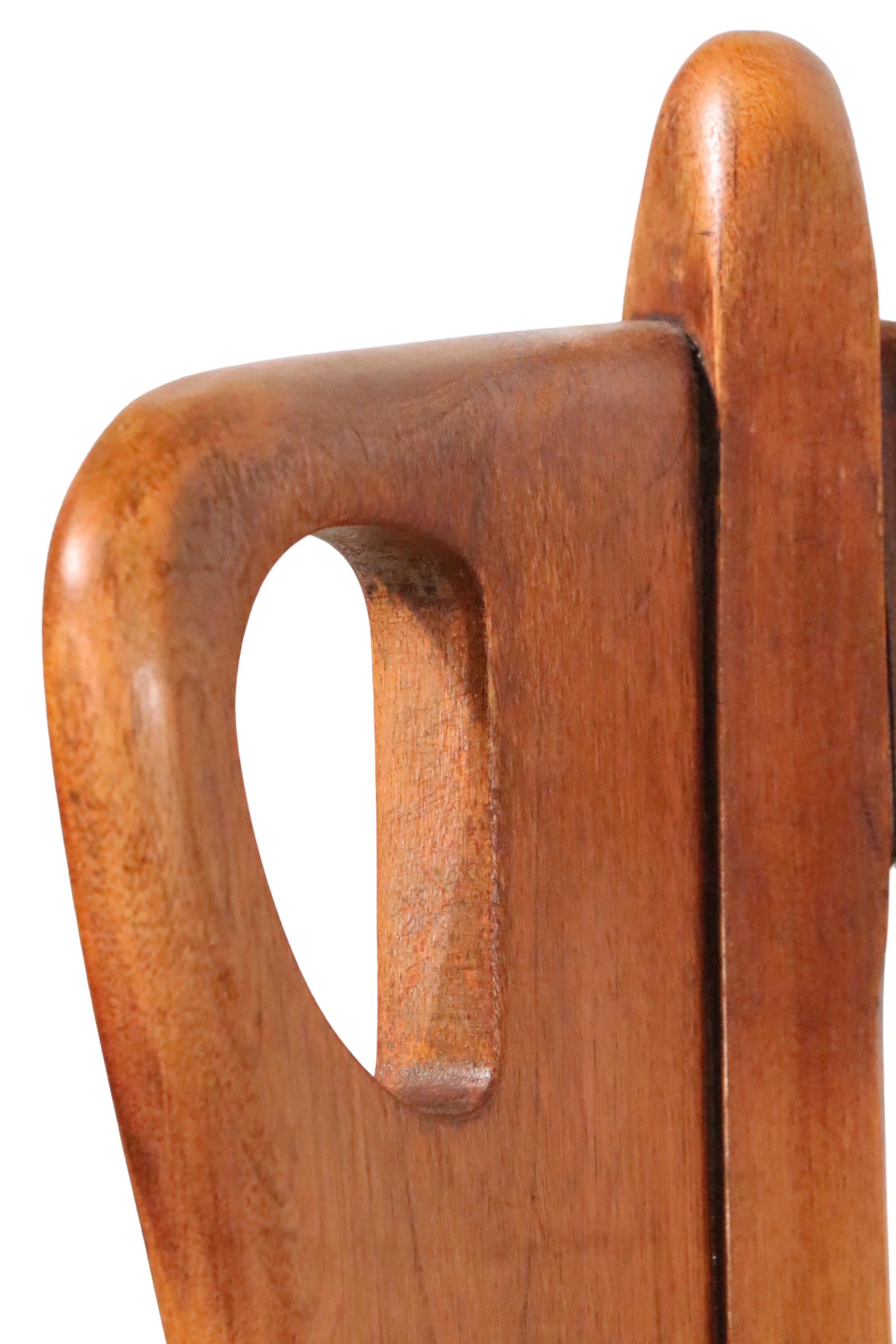 Ahorn Arrow Back Lounge Arm Chair att.  an Herman de Vries für  Cushman 1930/40er Jahre im Angebot 2