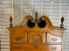 Maple Bonnet Top Highboy