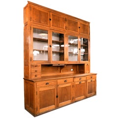 Antique Maple Built-In Kitchen Cabinets