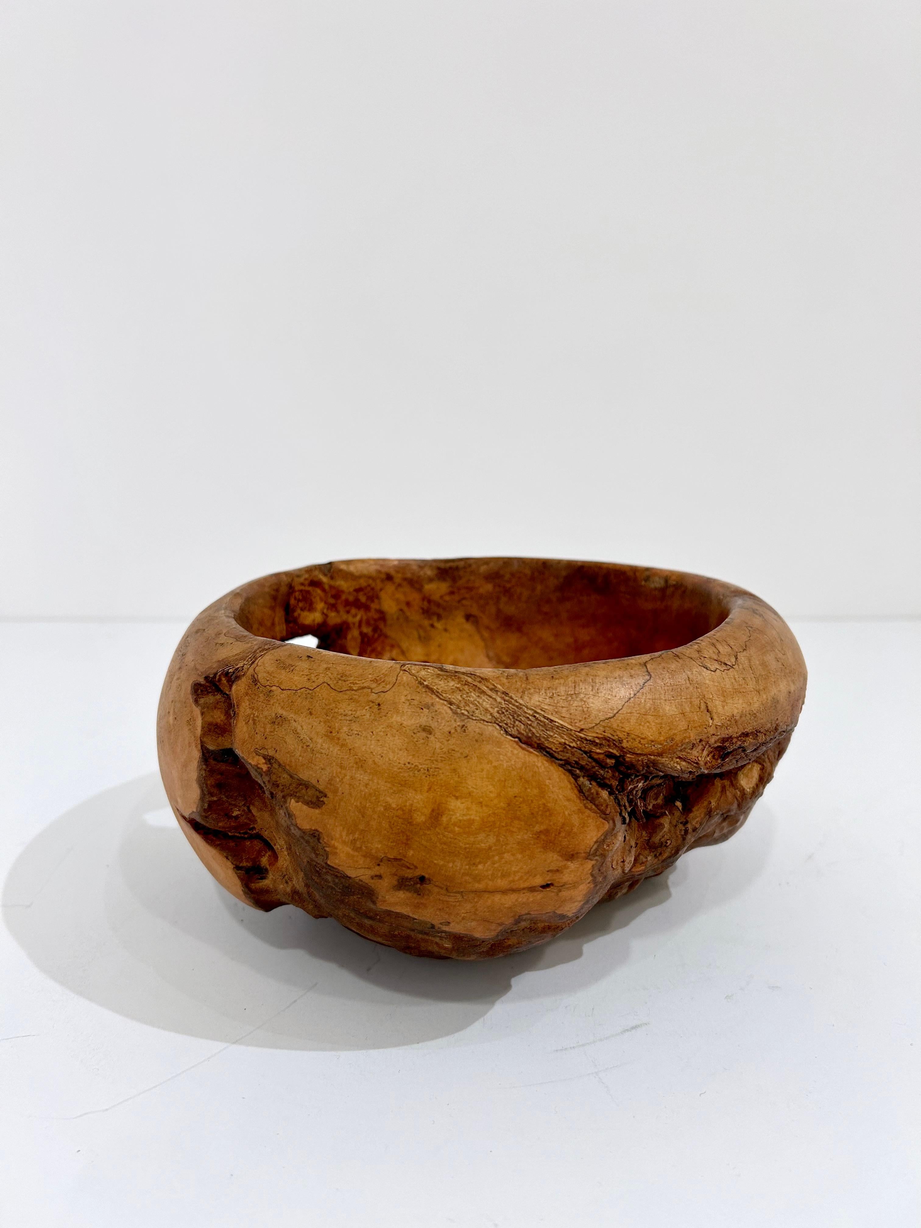 20th Century Maple Burl Wood Bowl Attributed to Mel Lindquist For Sale