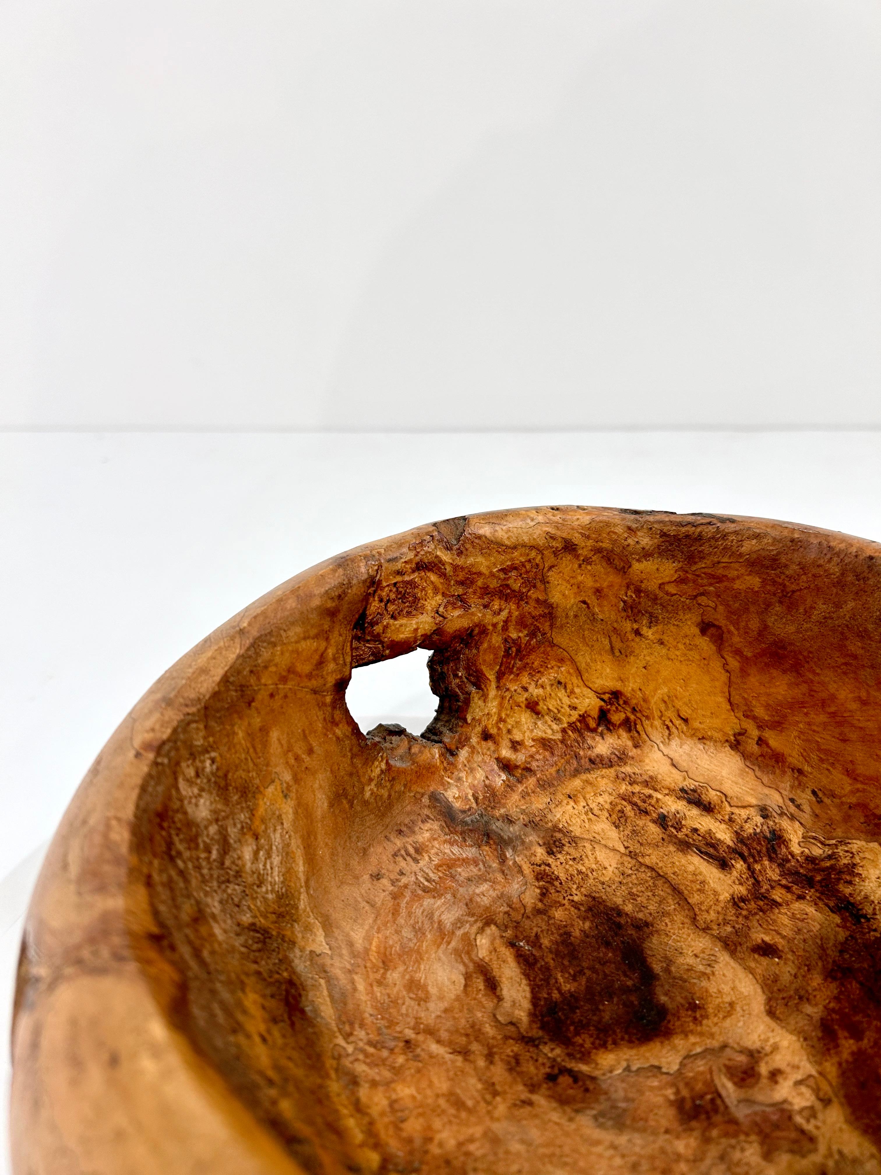 Maple Burl Wood Bowl Attributed to Mel Lindquist For Sale 3