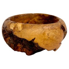 Maple Burl Wood Bowl Attributed to Mel Lindquist