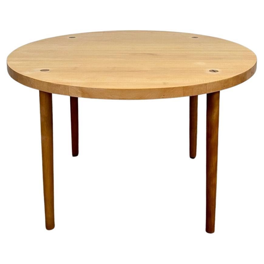 Maple butcher block table by Claud Bunyard For Sale