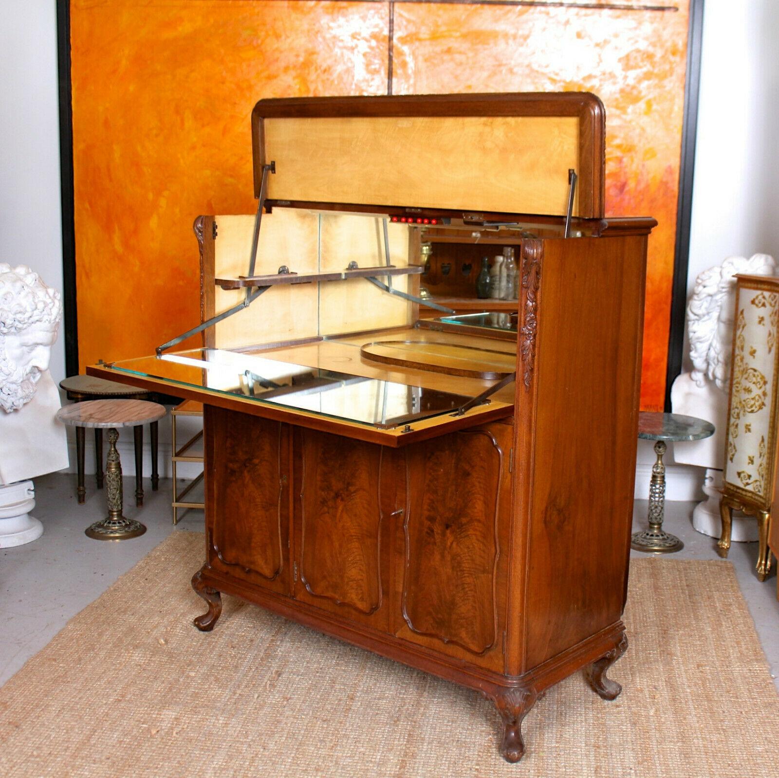 mahogany drinks cabinet