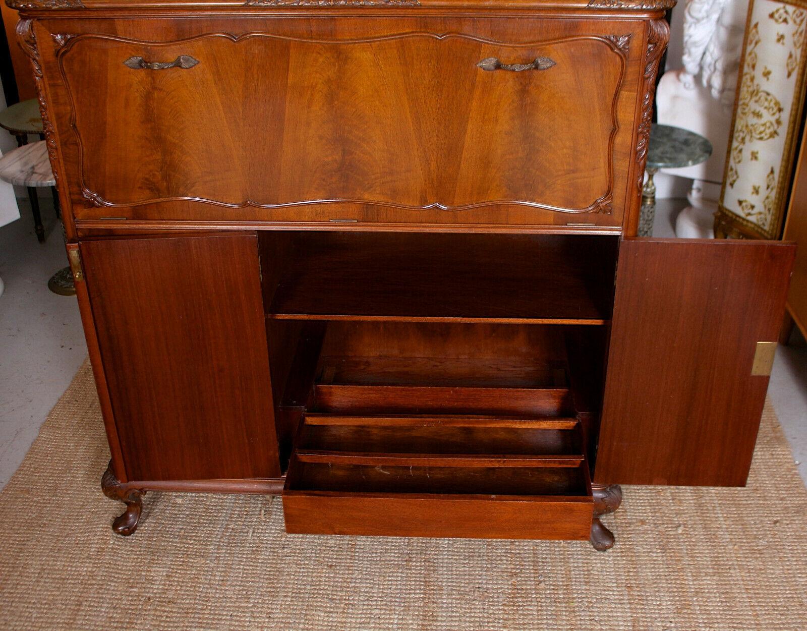 Maple & Co Cocktail Bar Cabinet Mahogany Drinks 2