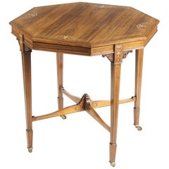 Antique Maple & Co. Edwardian Octagonal Centre Table