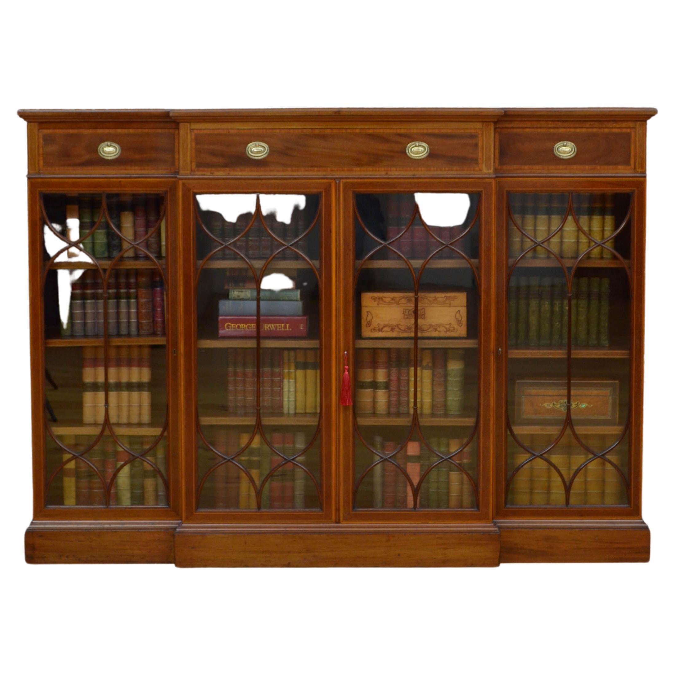 British Colonial Bookcase at 1stDibs