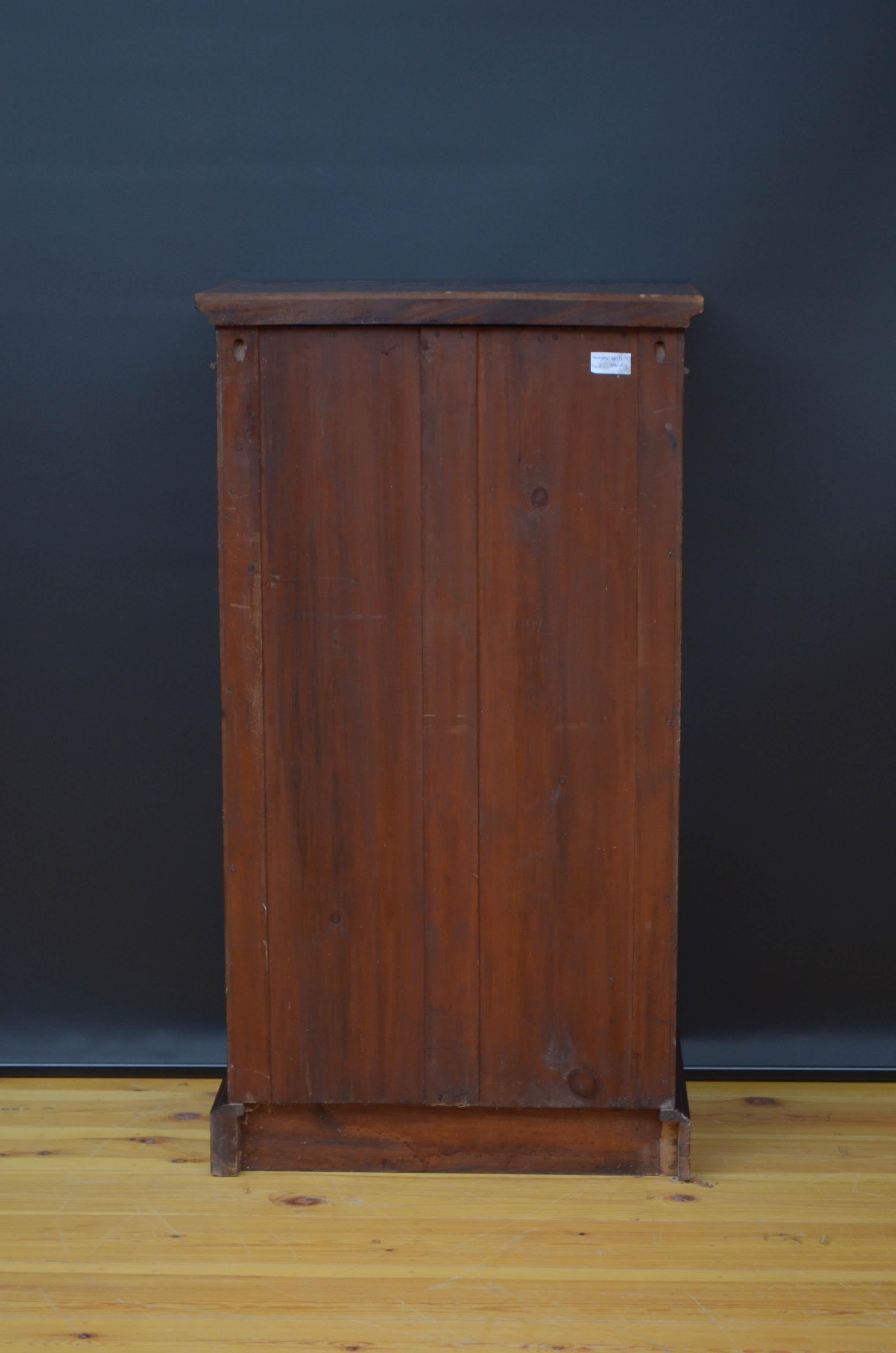Maple & Co Mahogany Chest of Drawers For Sale 8