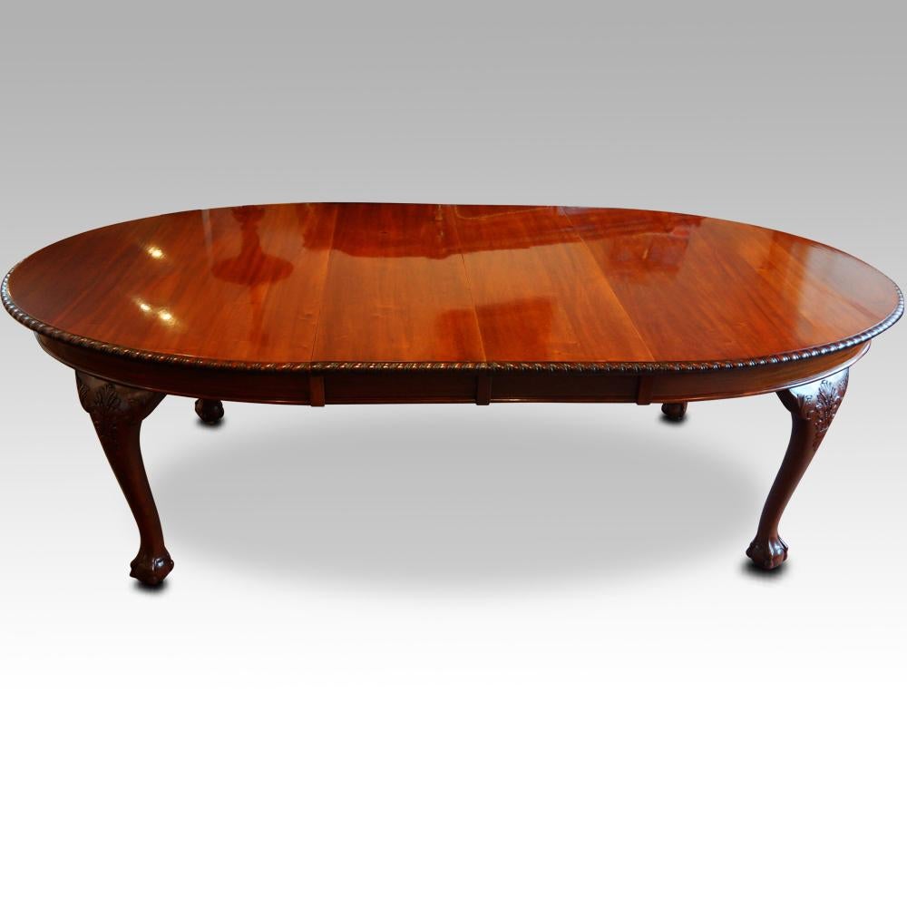Maple & Co Mahogany Extending Dining Table  3