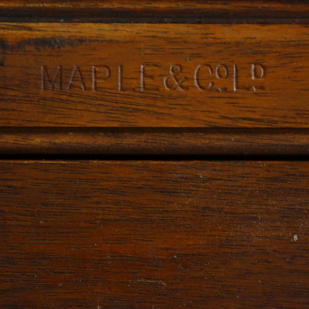 Maple & Co Mahogany Extending Dining Table  4