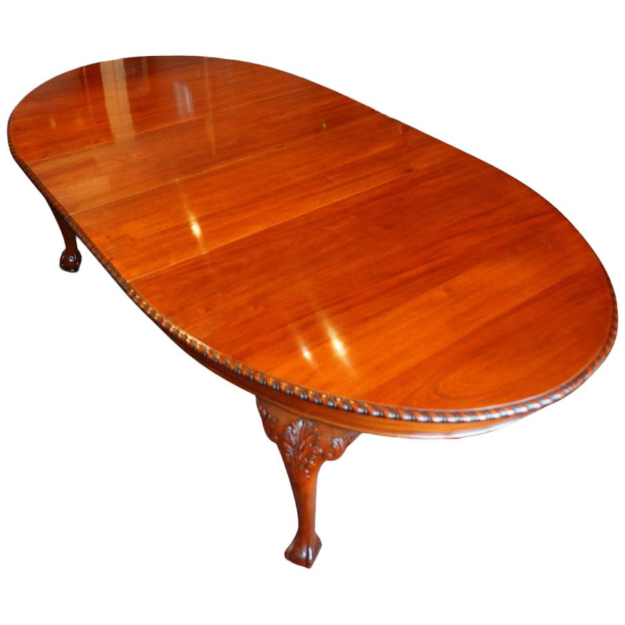 Maple & Co Mahogany Extending Dining Table 