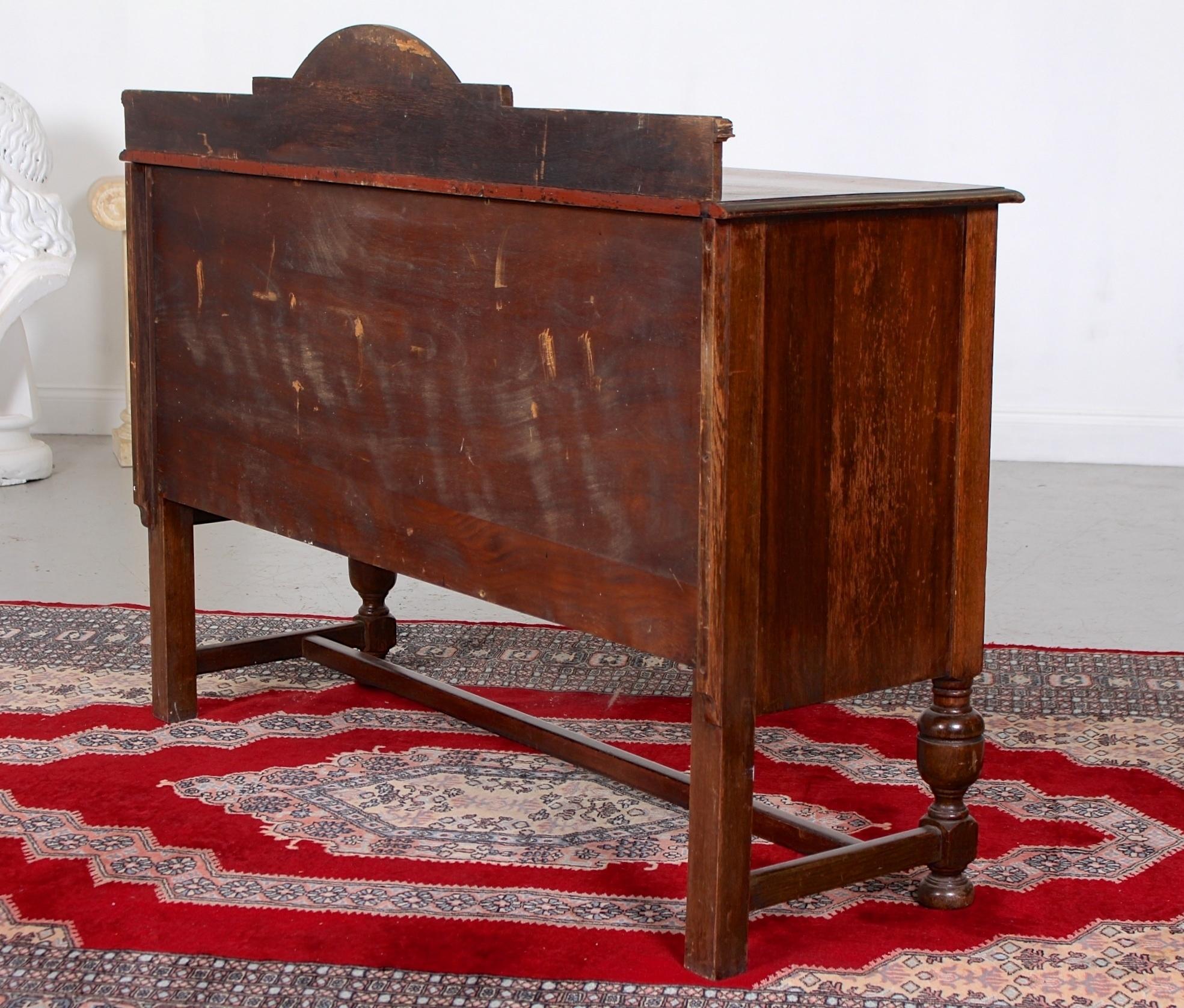 Maple & Co Oak Sideboard For Sale 4