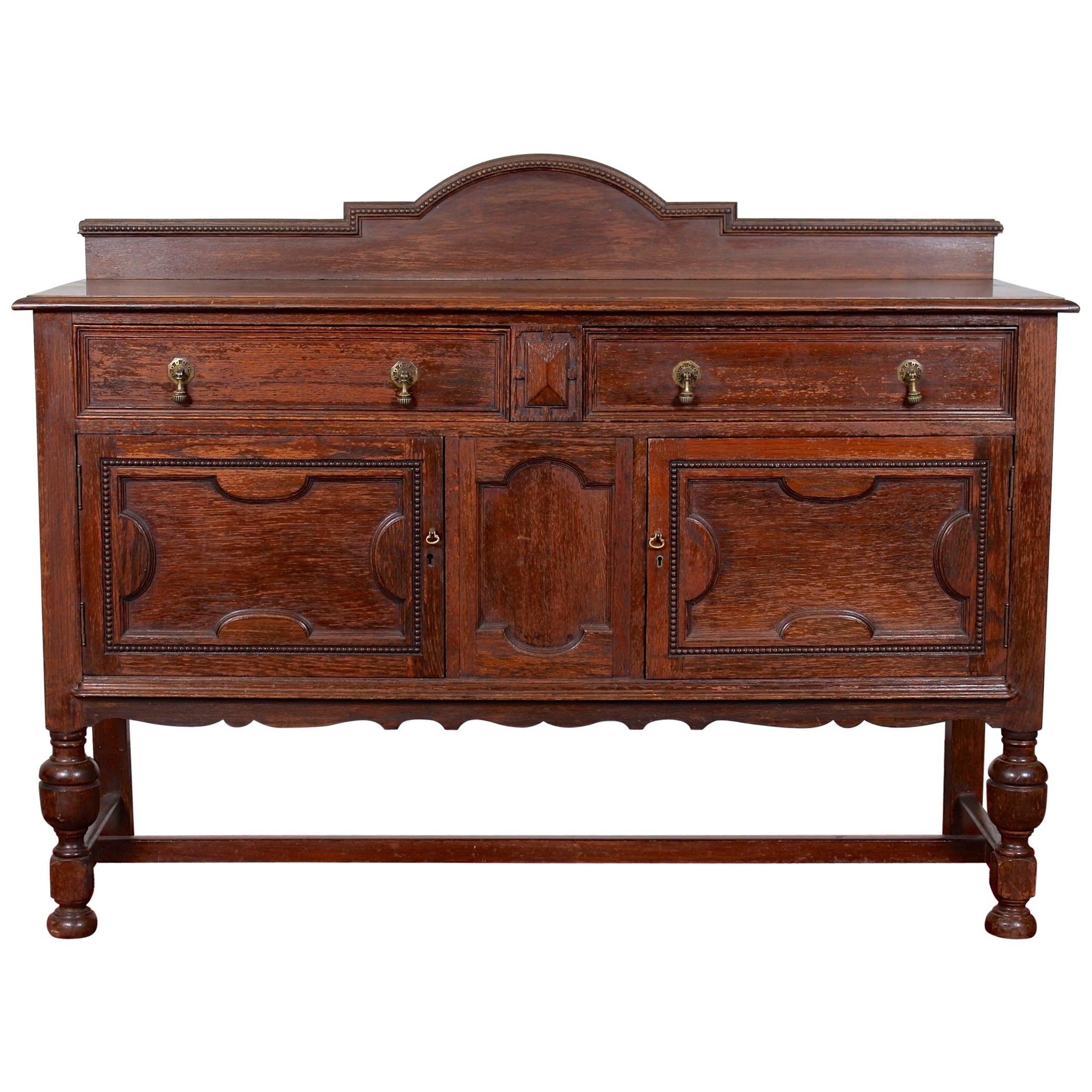 Maple and Co Oak Sideboard For Sale at 1stDibs | maple and co sideboard ...