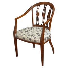 Antique Maple & Co Occasional Chair in Mahogany