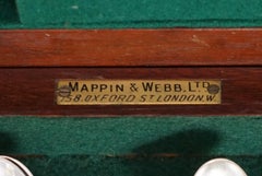 Maple & Co Thomas Chippendale Mesa auxiliar de cubiertos de madera noble victoriana tallada