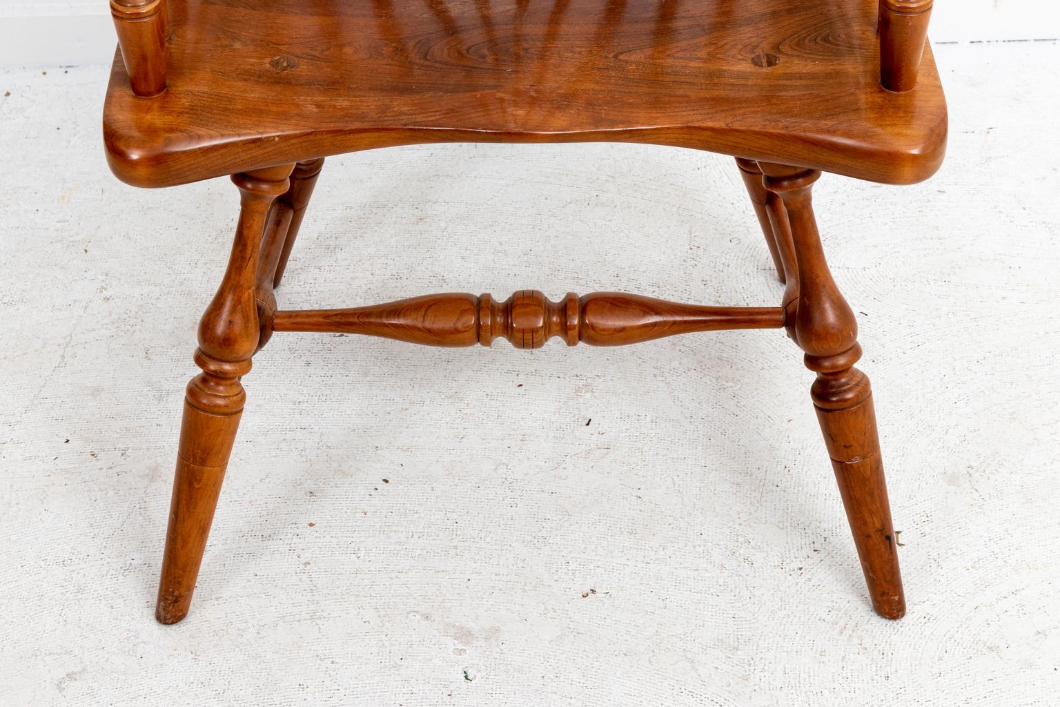 Maple Comb Back Windsor Style Armchair 3