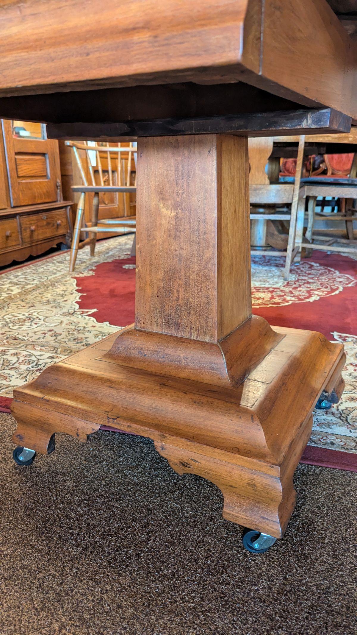 American Maple Double Drop-leaf Table For Sale