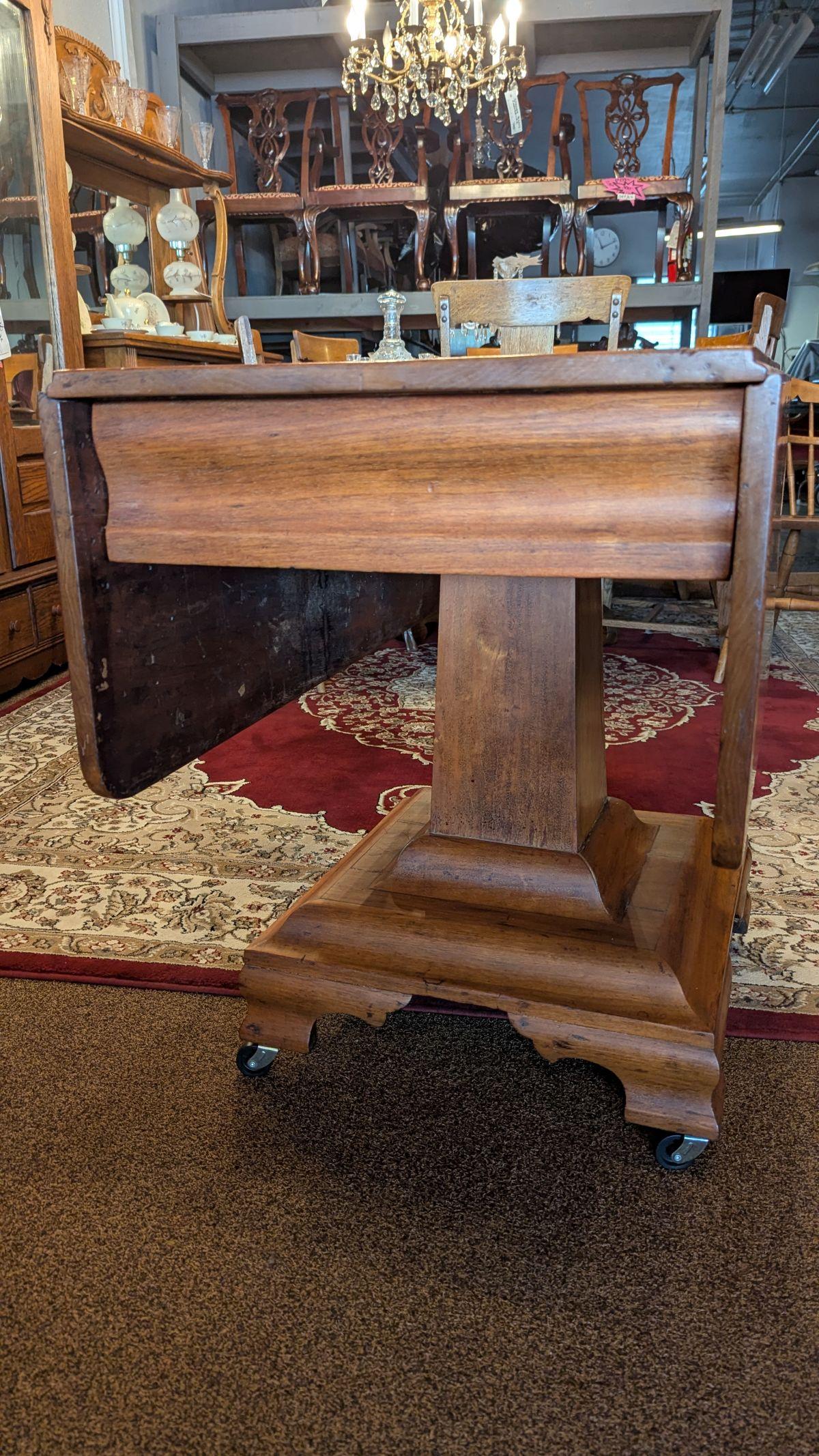 Maple Double Drop-leaf Table For Sale 1
