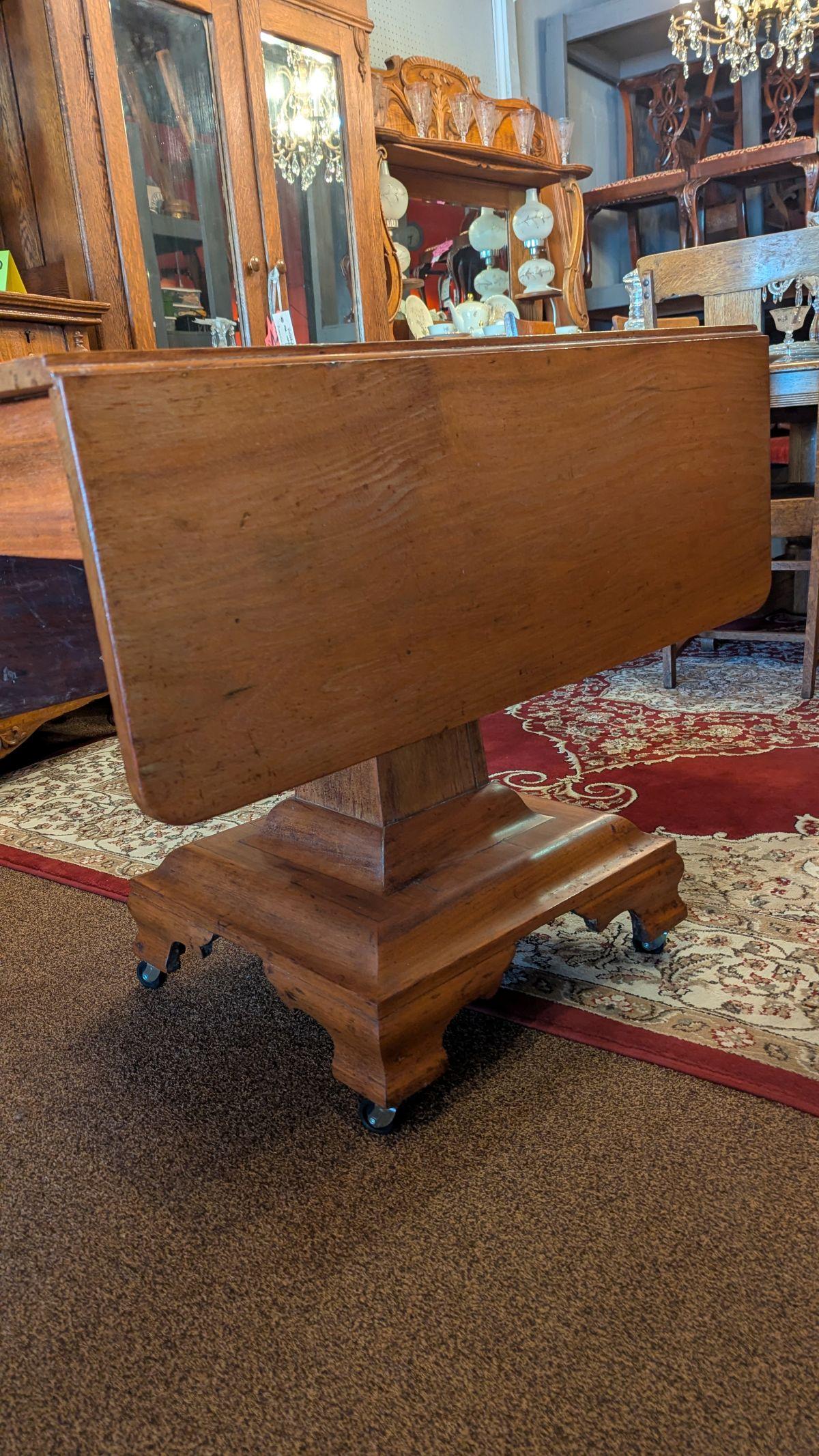 Maple Double Drop-leaf Table For Sale 2