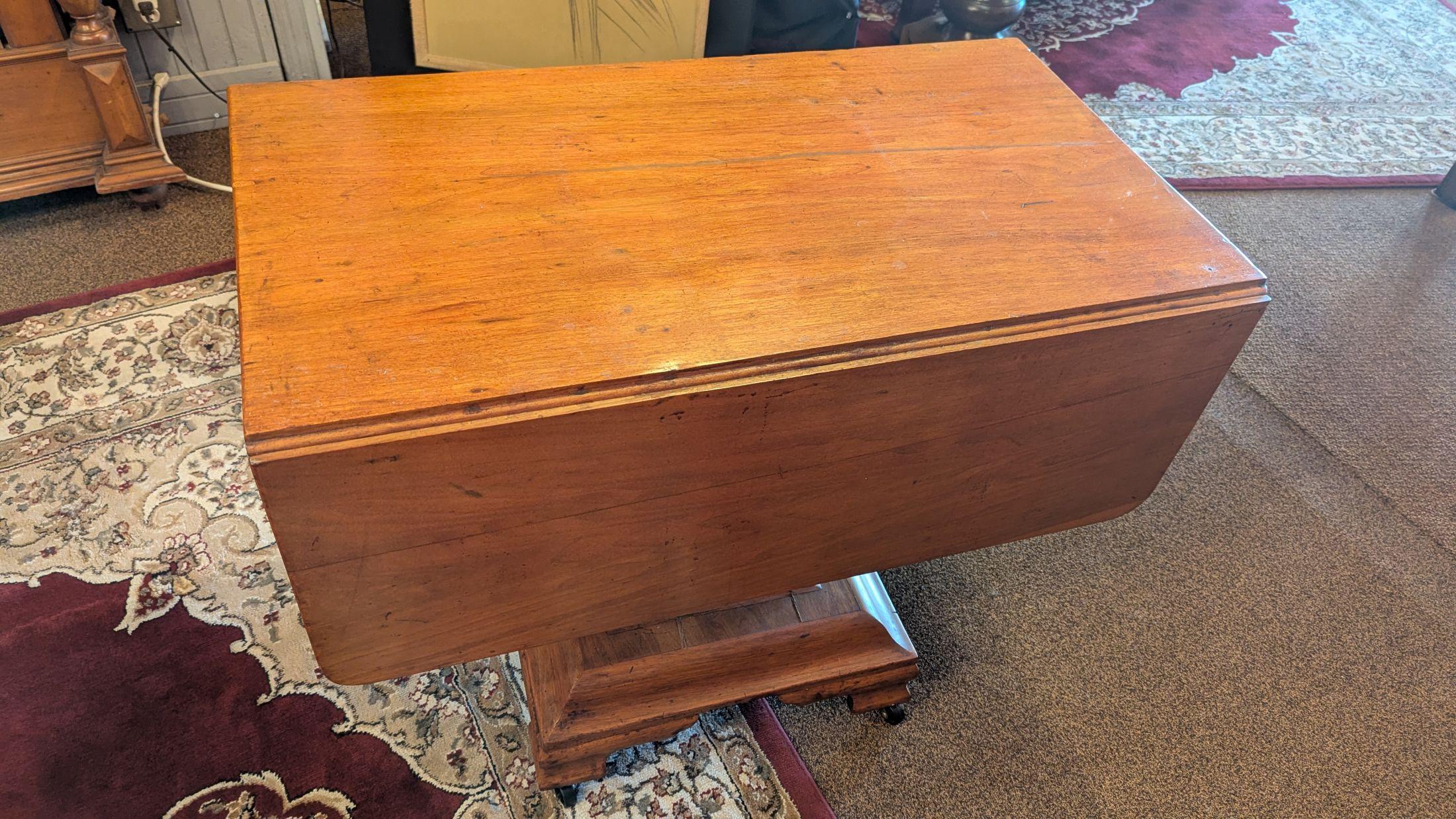 Maple Double Drop-leaf Table For Sale 3