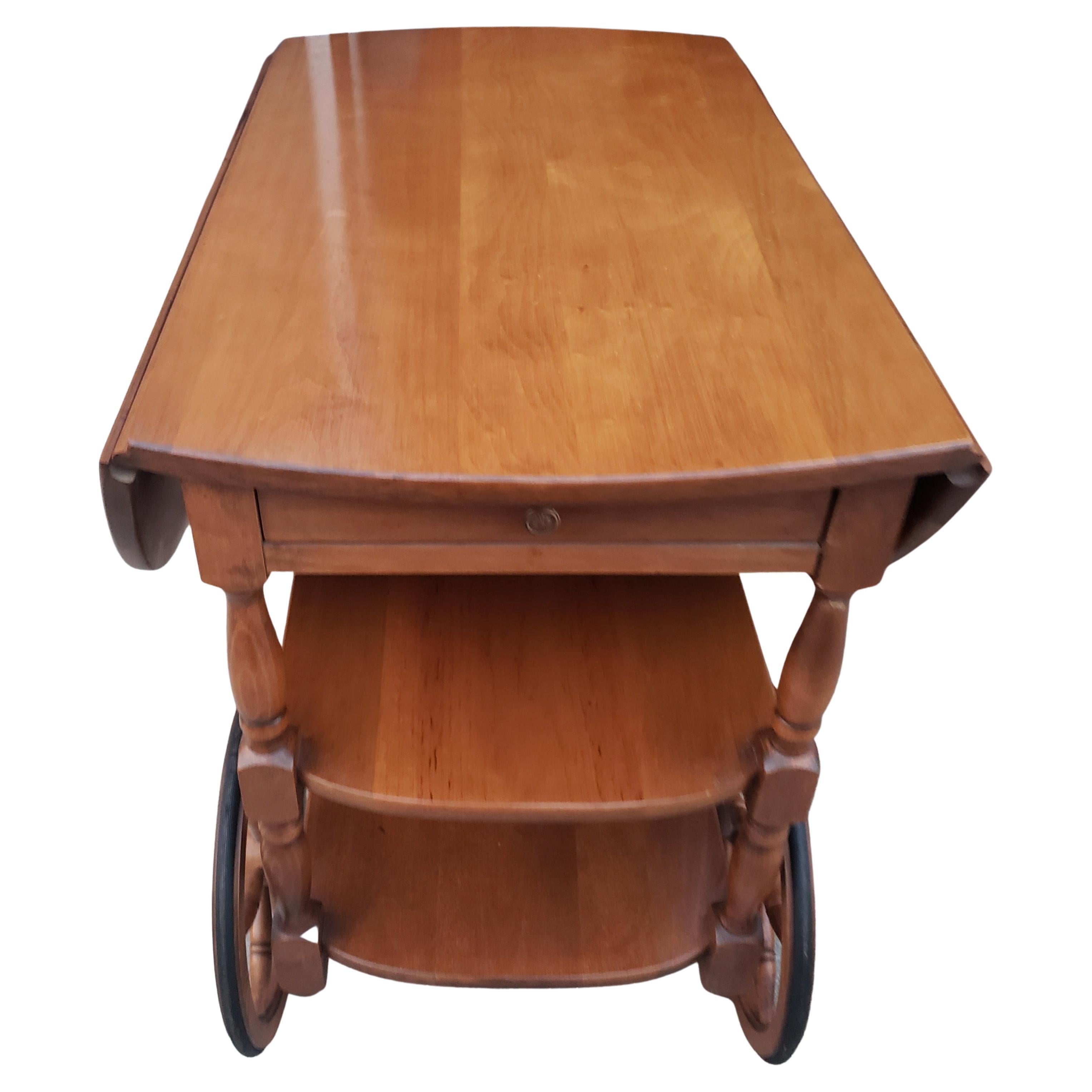 antique tea cart drop leaf