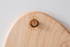 Planche à découper en bois d'érable "Egg Pebble"