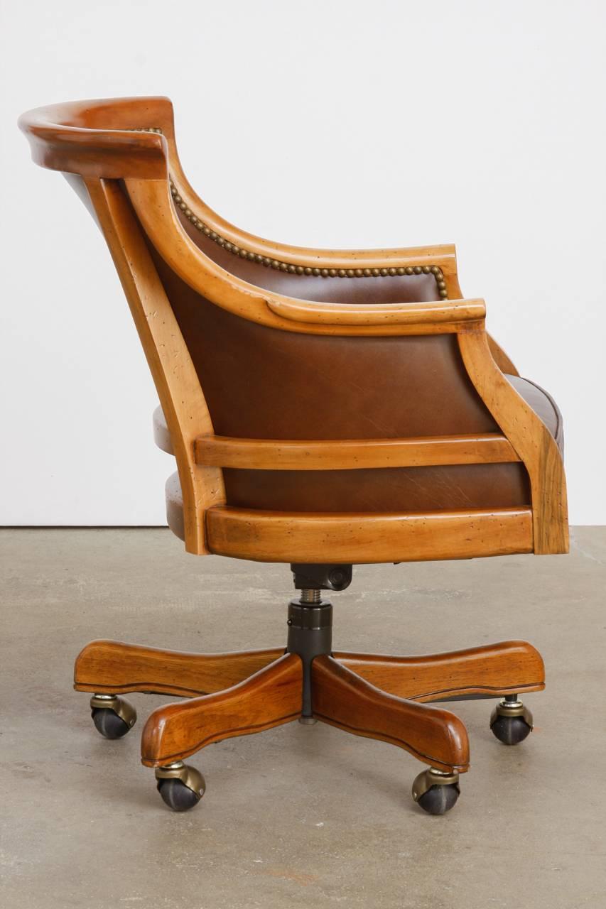 maple desk chair