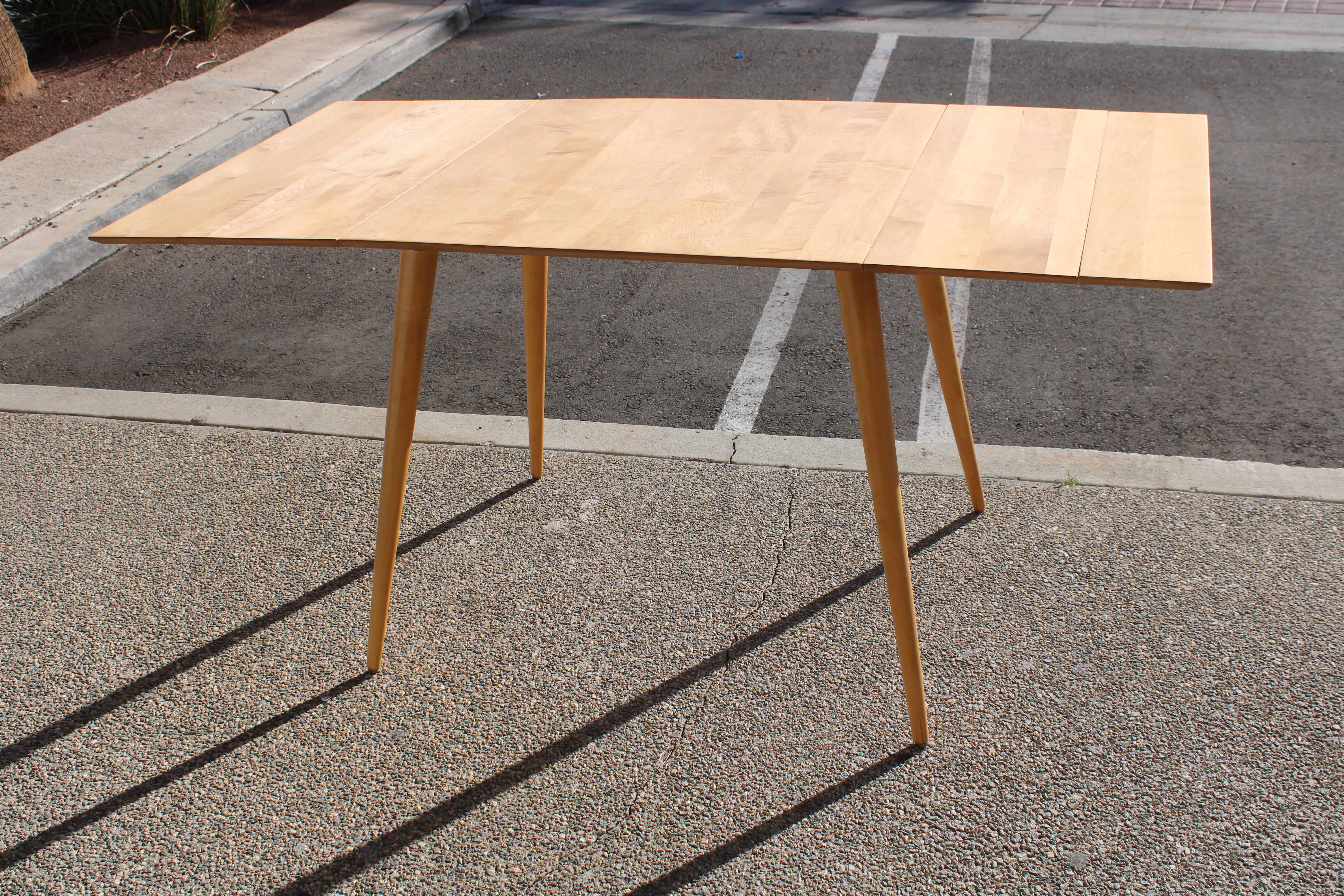 Ausziehbarer Esstisch aus Ahornholz von Paul McCobb für Winchendon Furniture, 