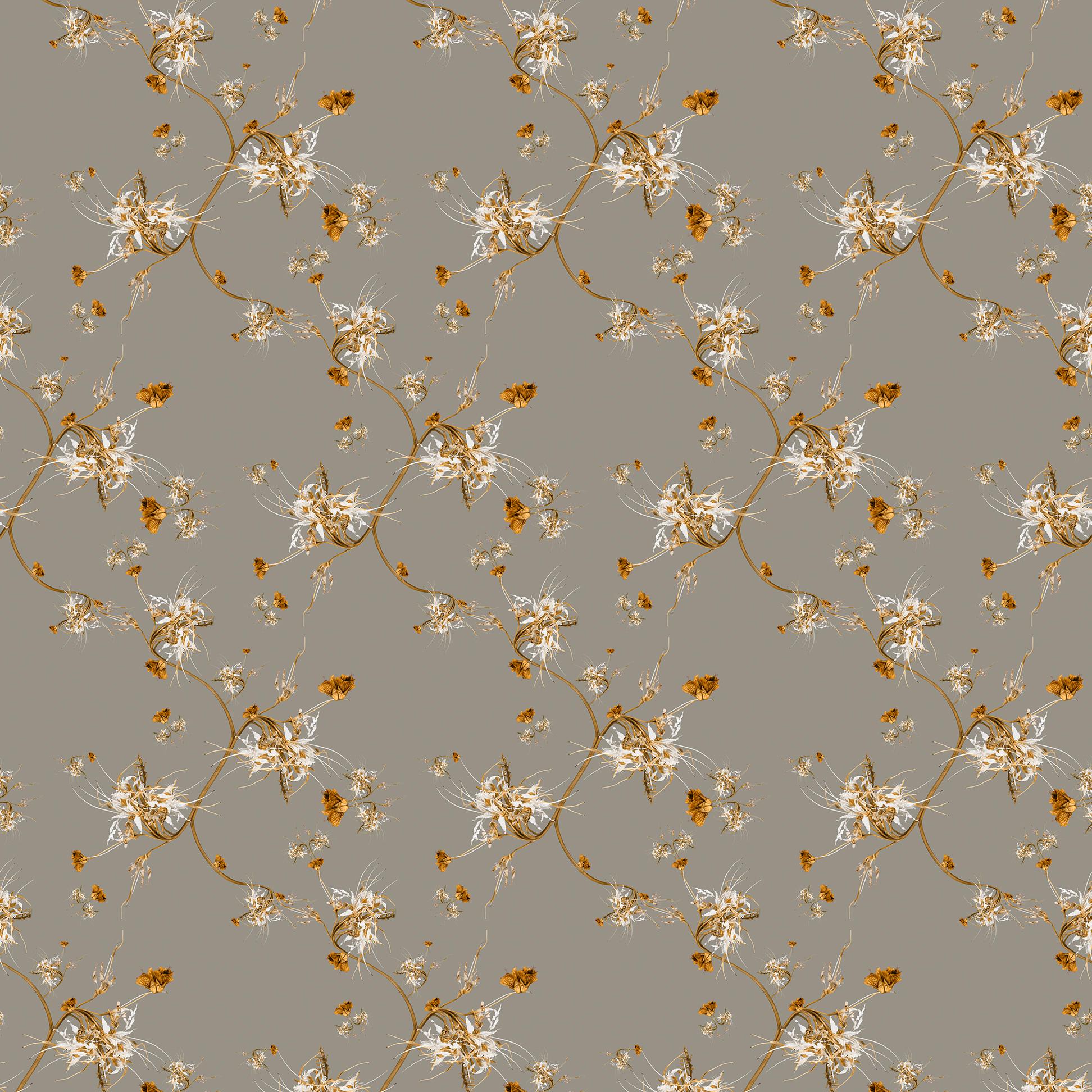Maple Floral Wallpaper  For Sale 1