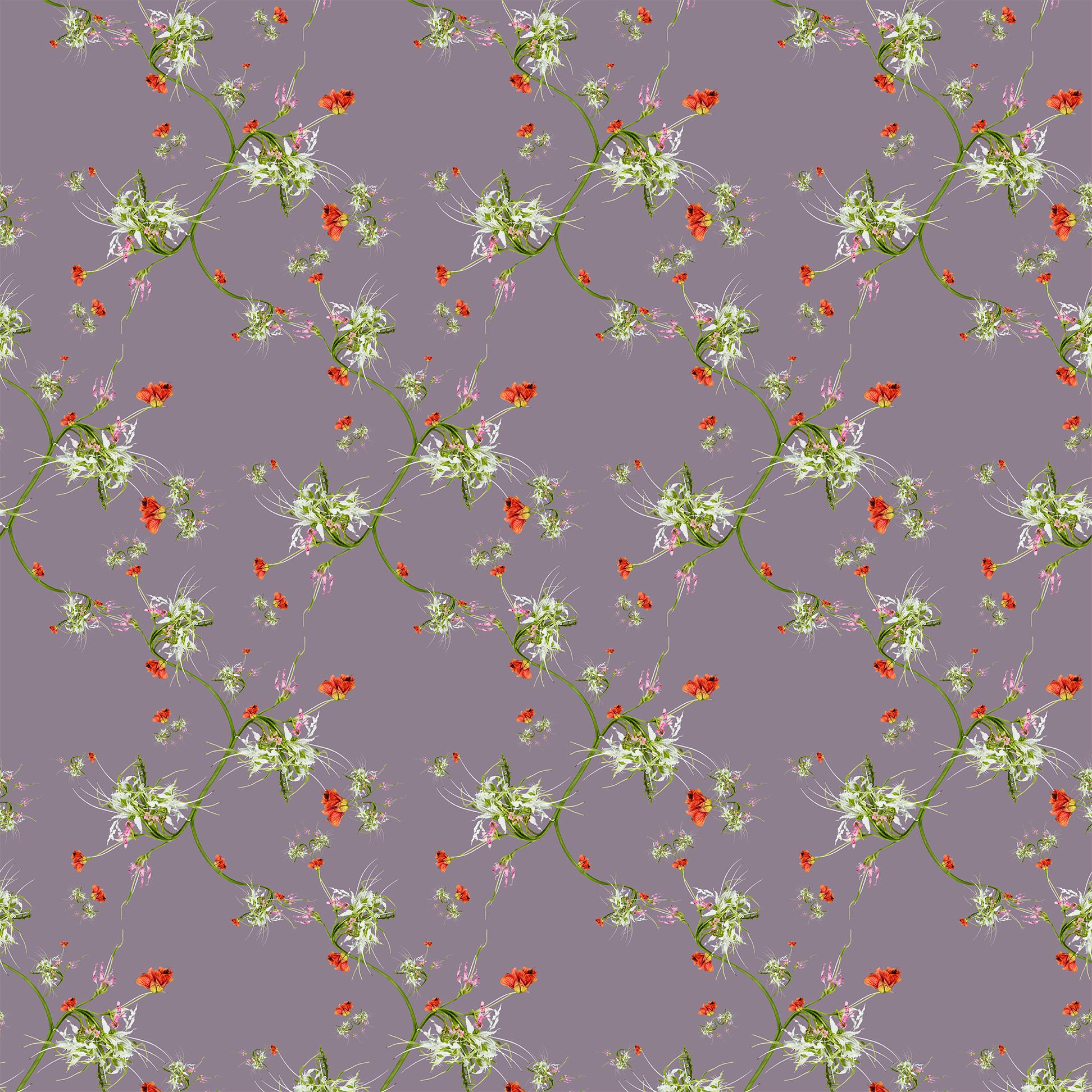 Maple Floral Wallpaper  For Sale 3