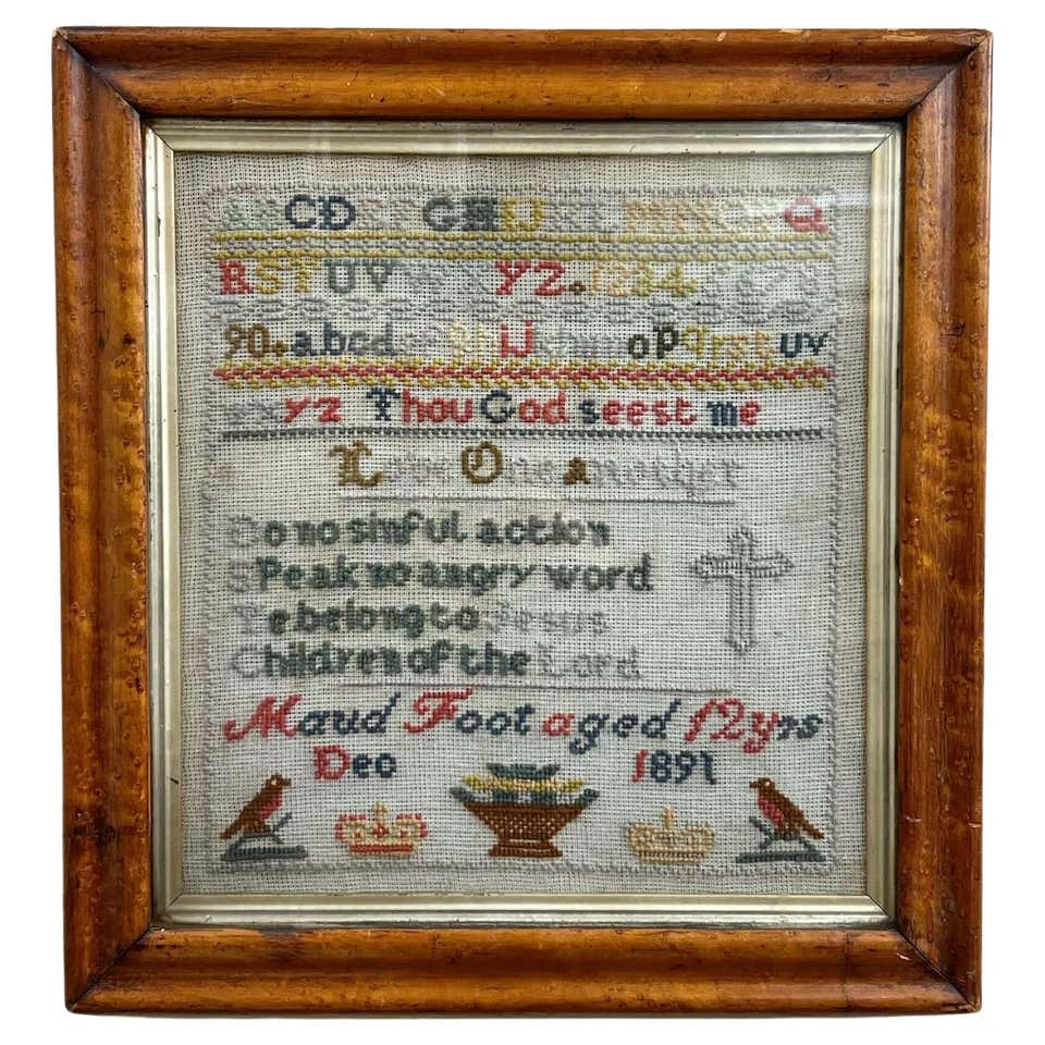 Antique Samplers - 182 For Sale on 1stDibs | antique samplers for sale ...