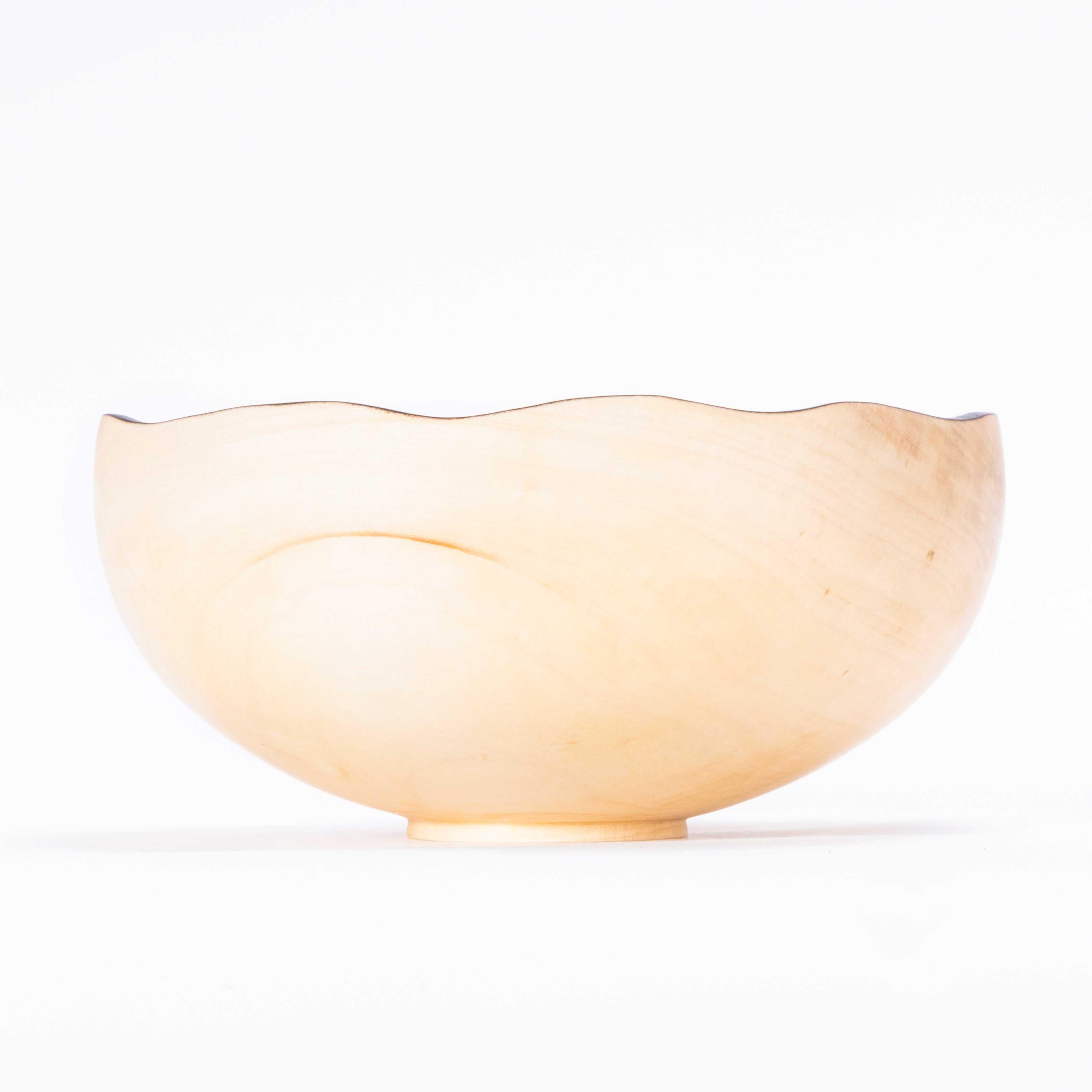 Unknown Maple Hand Turned Bowl - Tyler & Tara For Sale