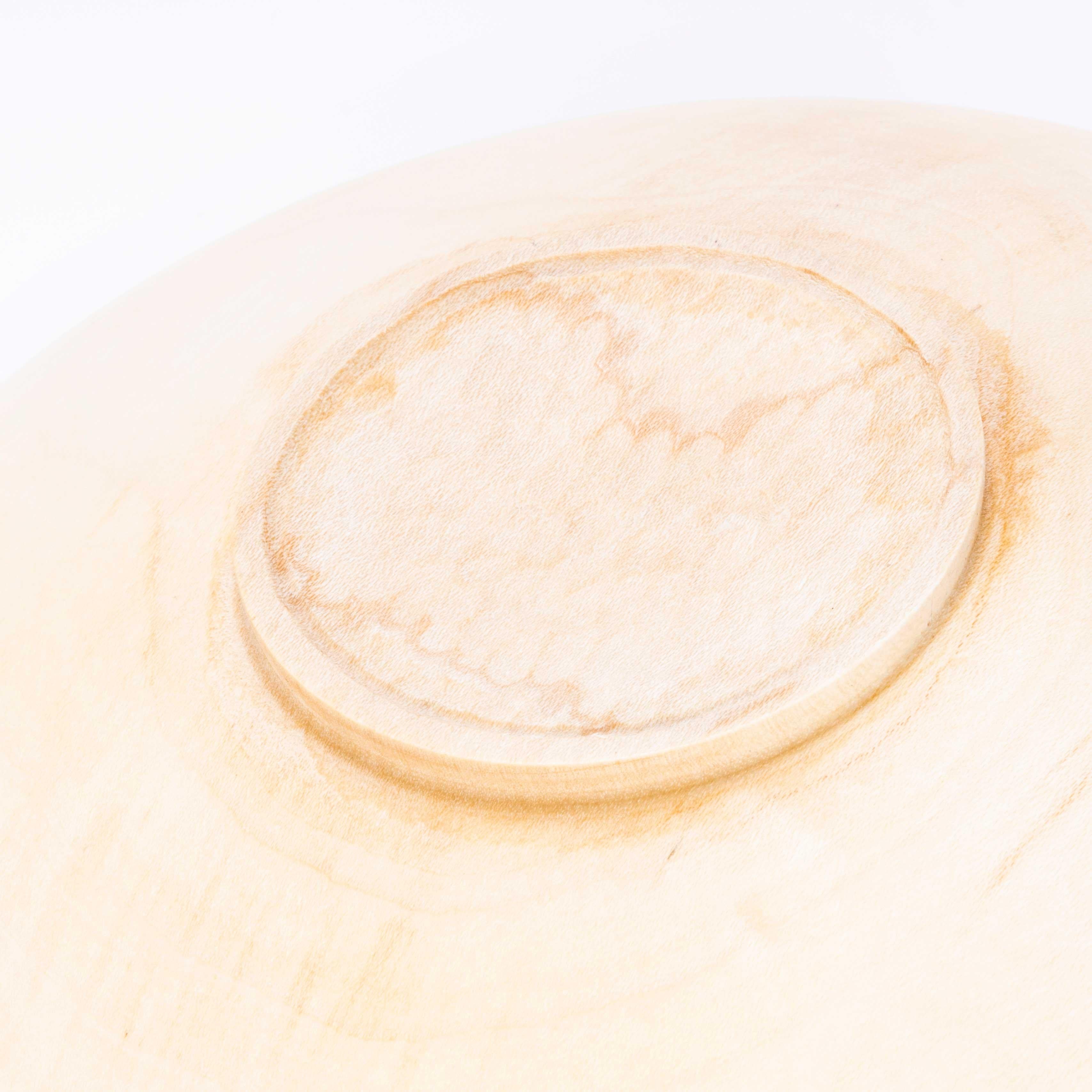Contemporary Maple Hand Turned Bowl - Tyler & Tara For Sale
