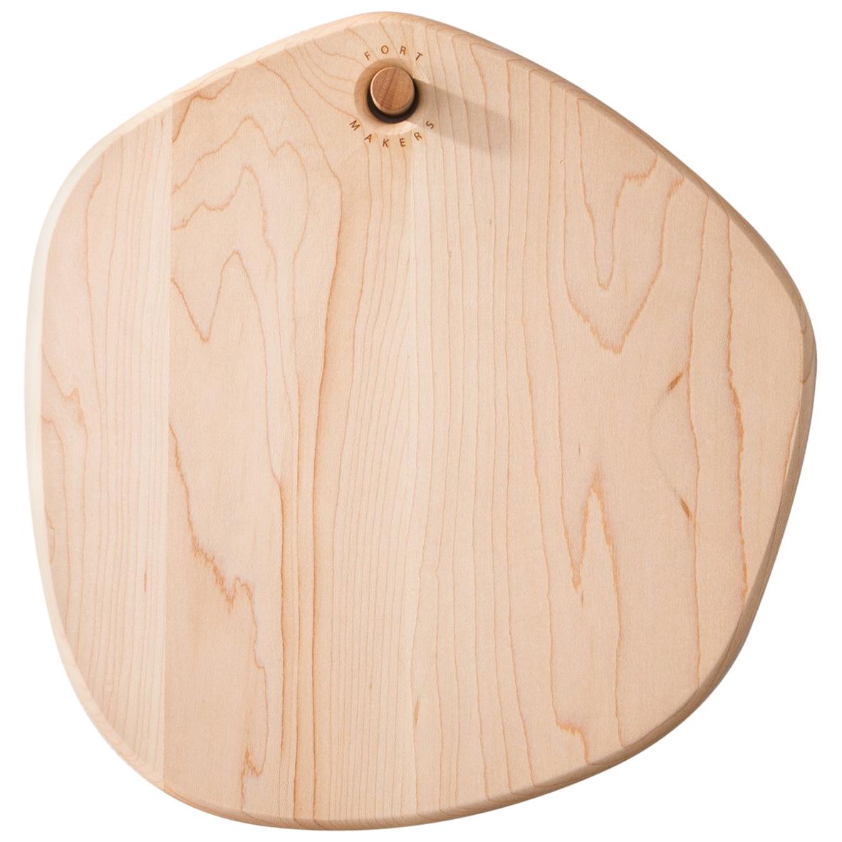 "Hexagon Pebble" Maple Wood Cutting Board