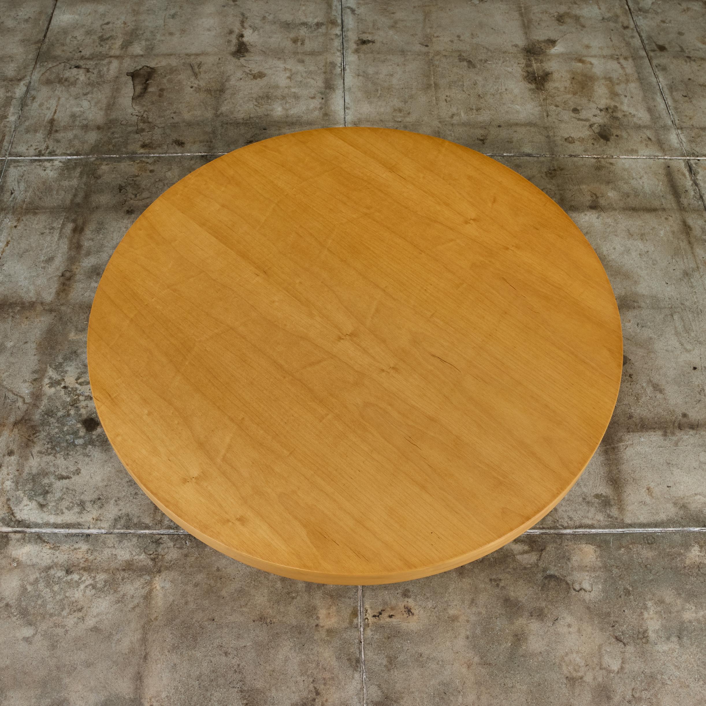 Maple Lazy Susan Coffee Table by Carlin Furniture For Sale 3