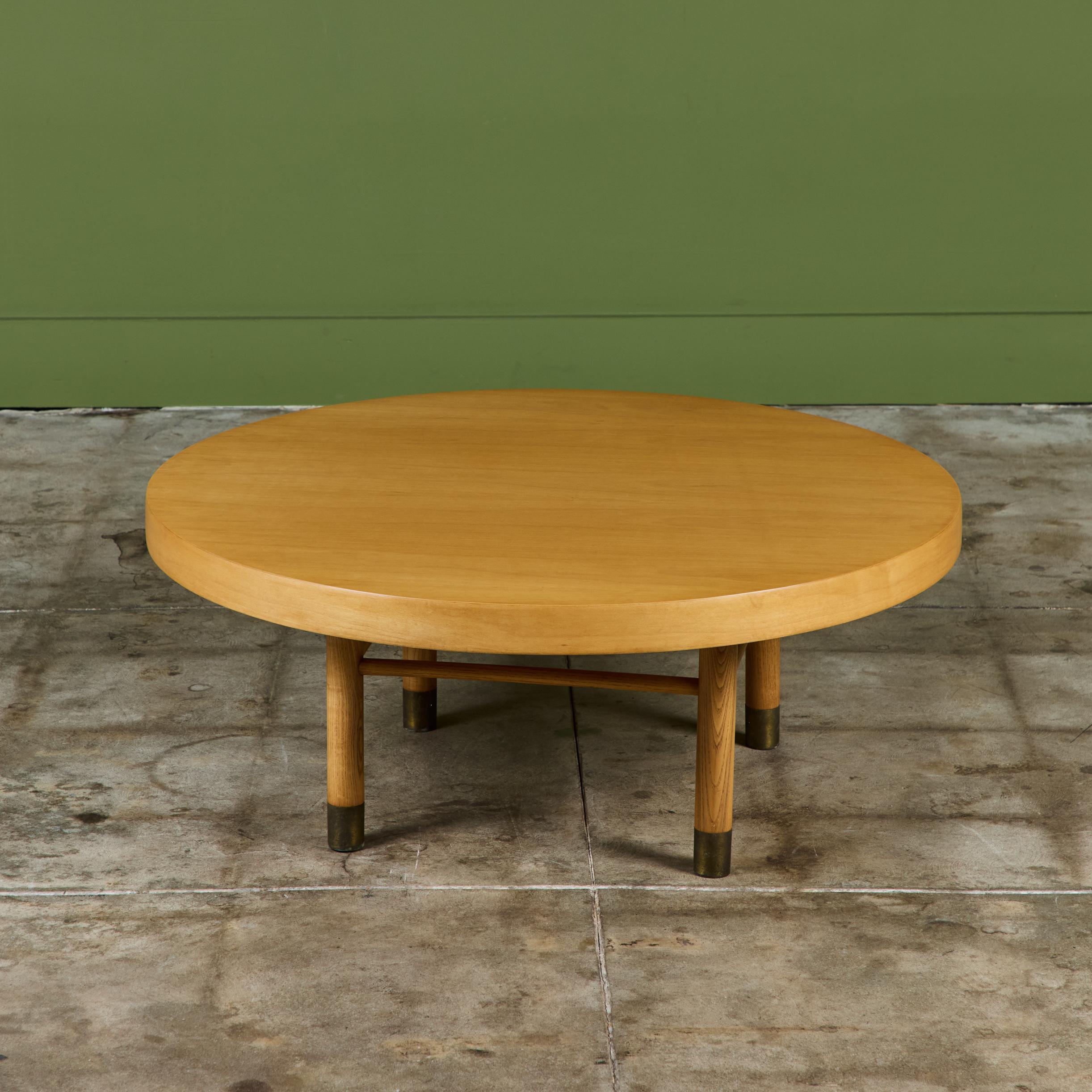 Maple Lazy Susan Coffee Table by Carlin Furniture For Sale 2