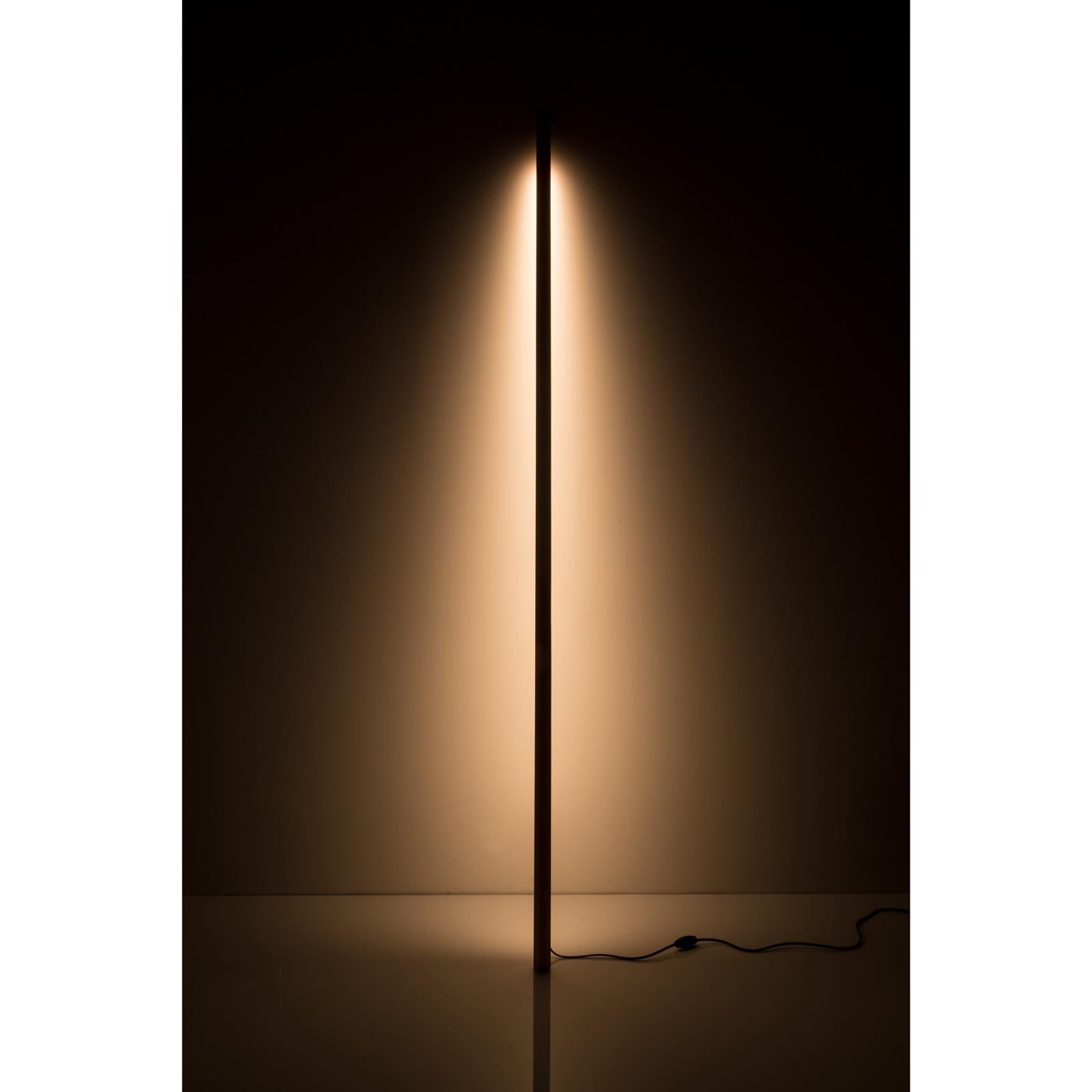 Minimalist Maple LED Line Light, Sculpture